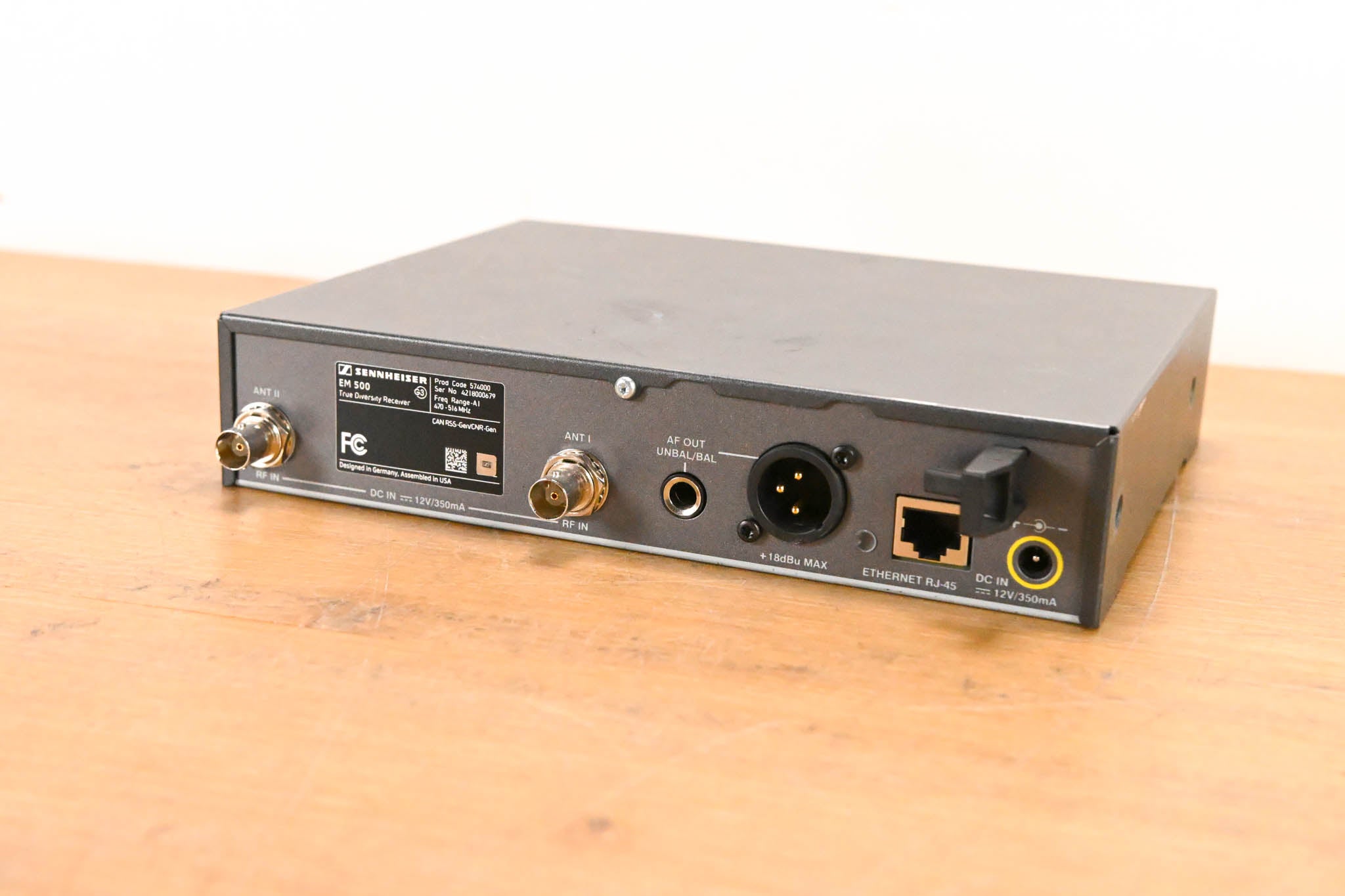 Sennheiser EM 500 G3 Wireless Receiver - 470-516 MHz (NO POWER SUPPLY)