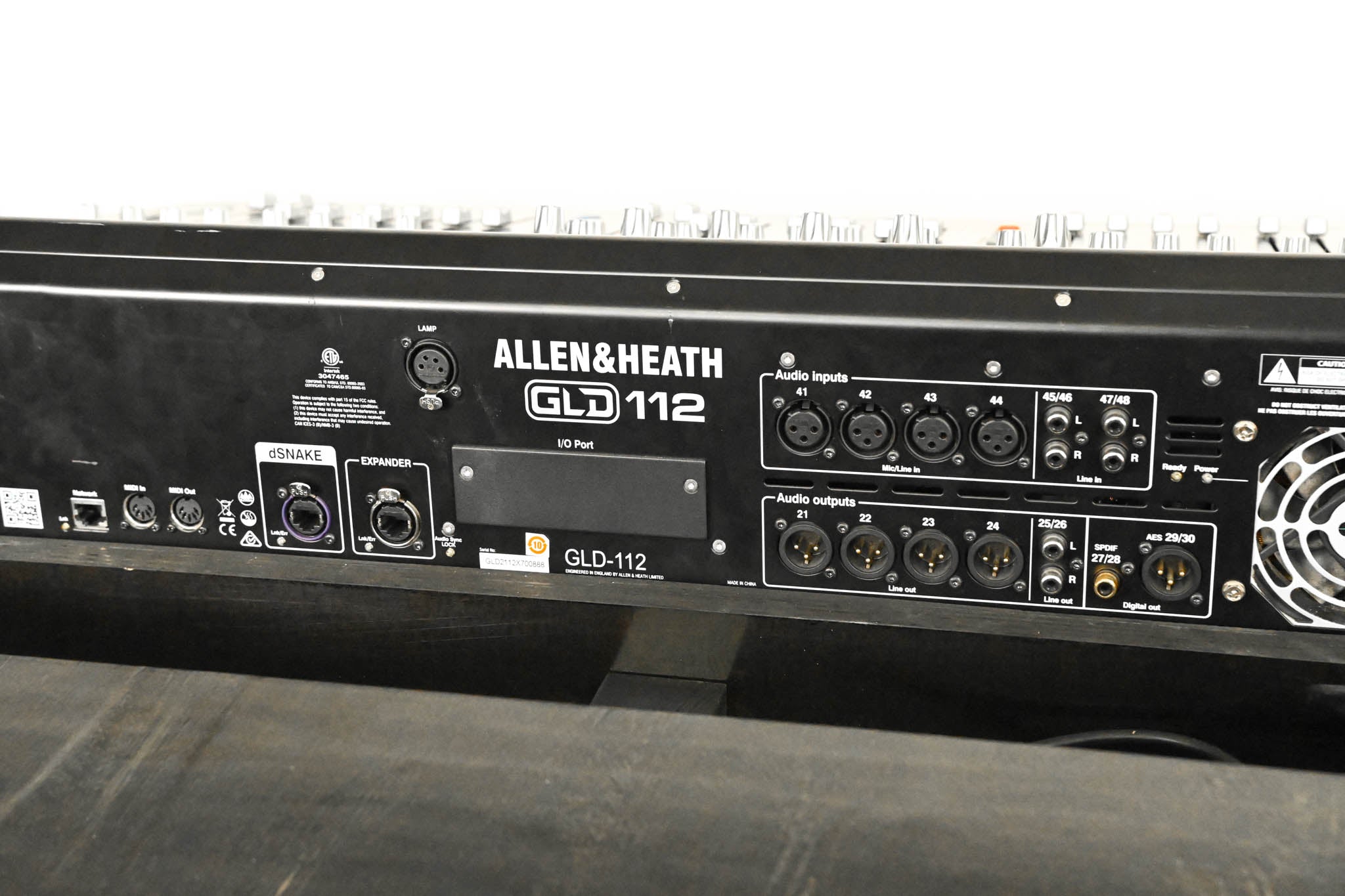 Allen & Heath GLD-112 Chrome Edition Digital Mixing Surface w/ Road Case