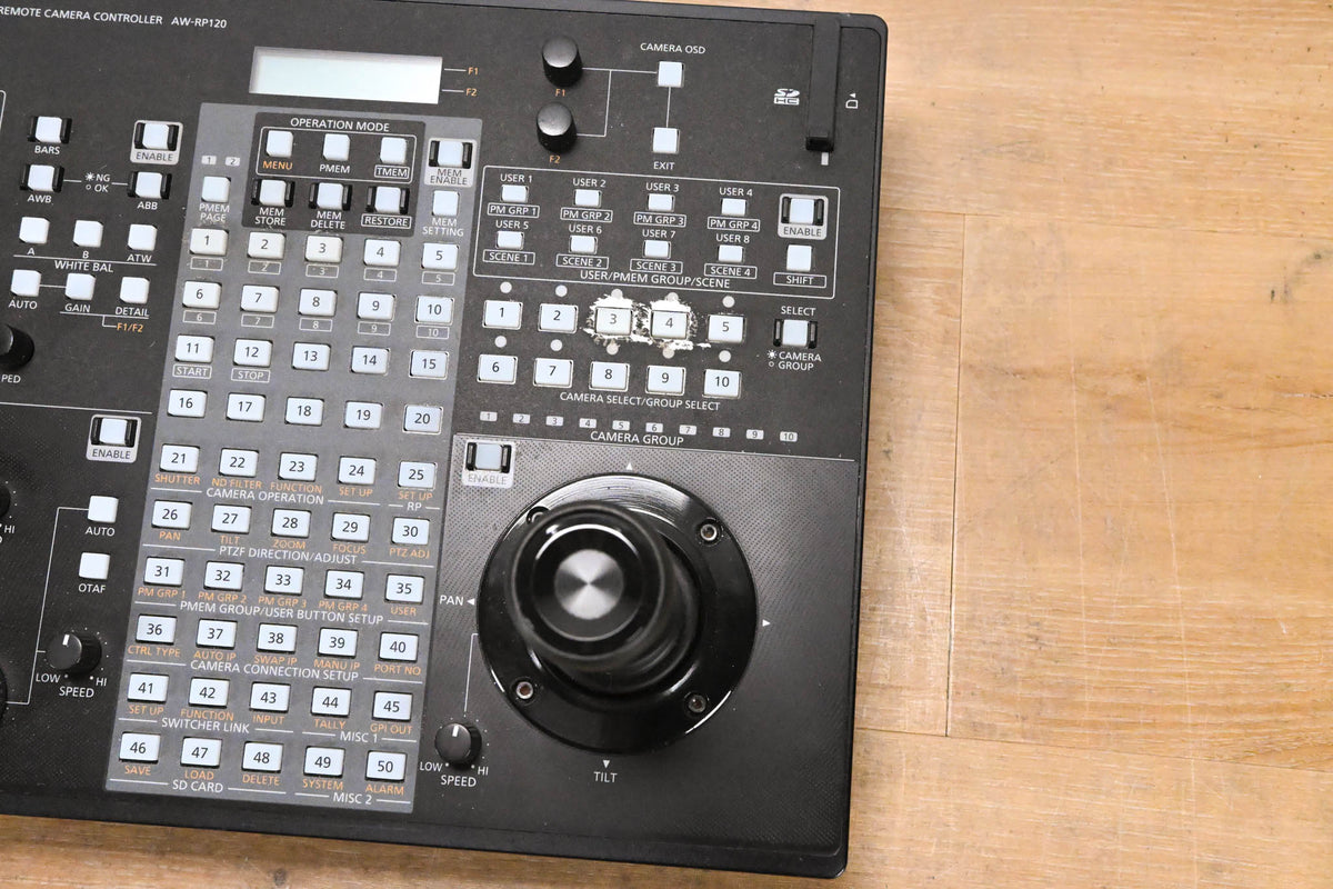 Panasonic AW-RP120G Remote Camera Controller (NO POWER SUPPLY)