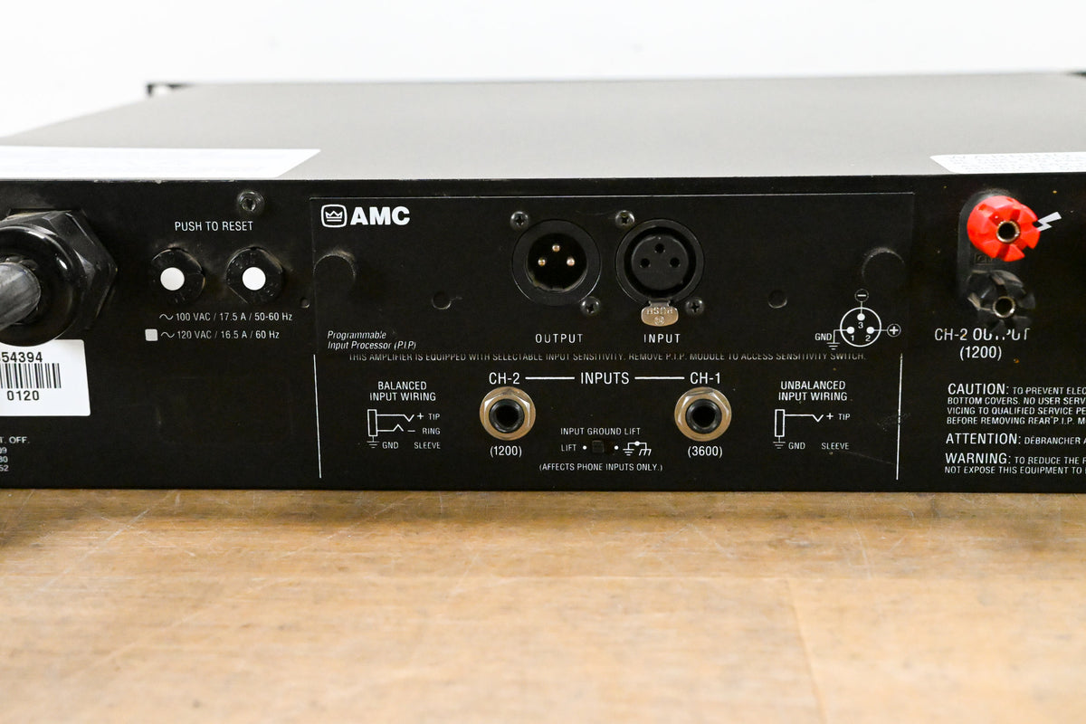 Crown Macro-Tech 36x12 2-Channel Power Amplifier