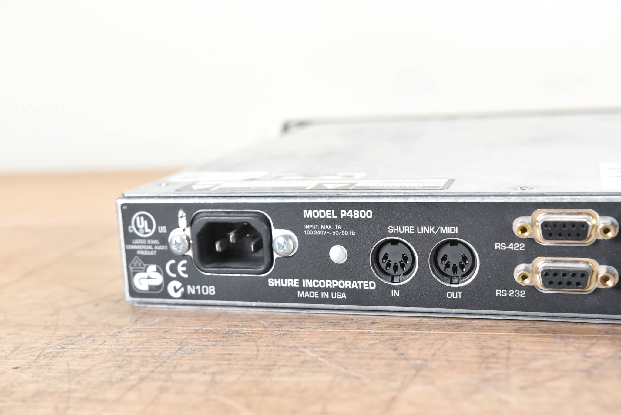 Shure P4800 4x8 Digital Signal Processor