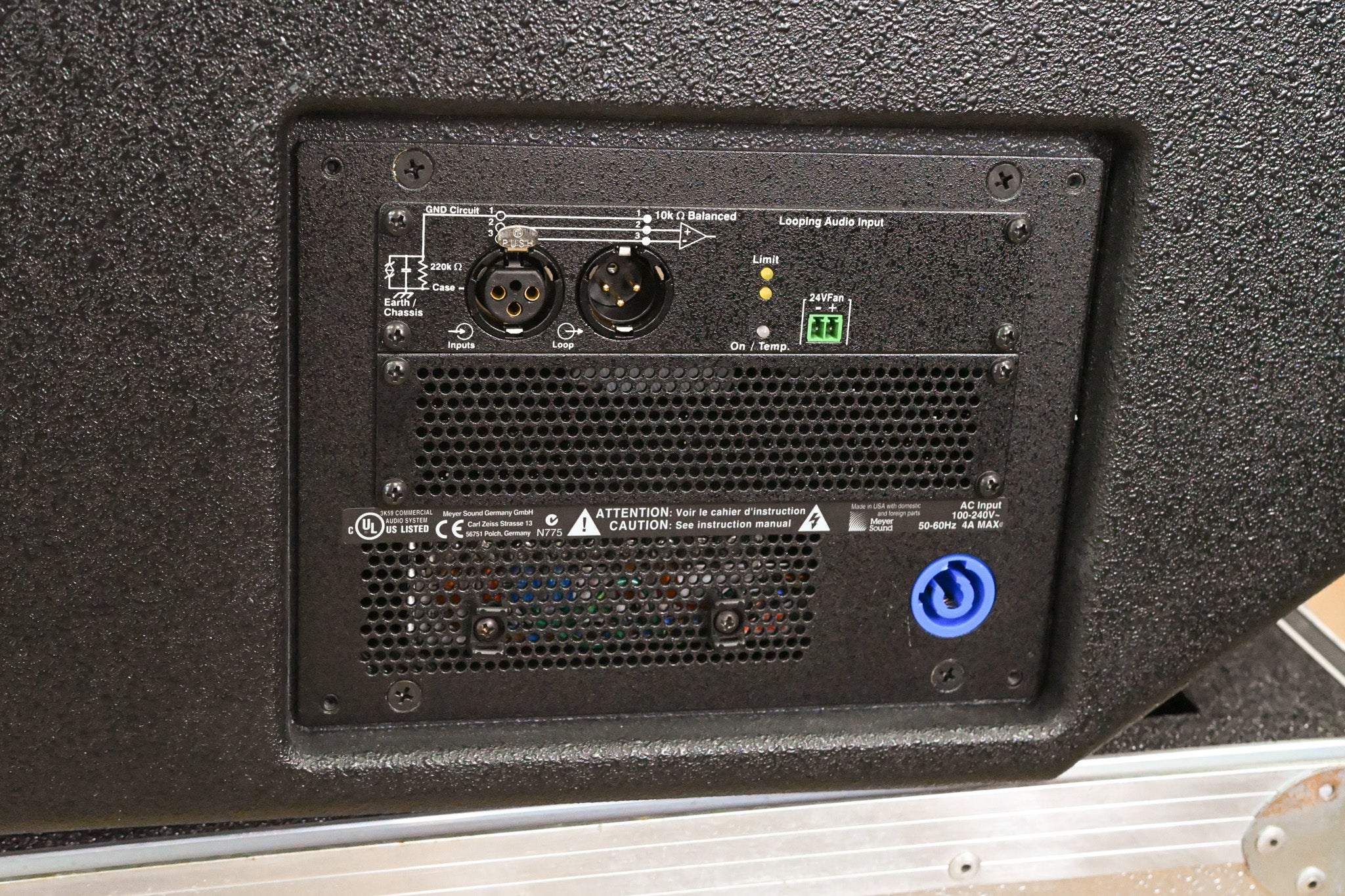 Meyer Sound UM-1P 12" Powered Stage Monitor Speaker (PAIR) w/ Road Case