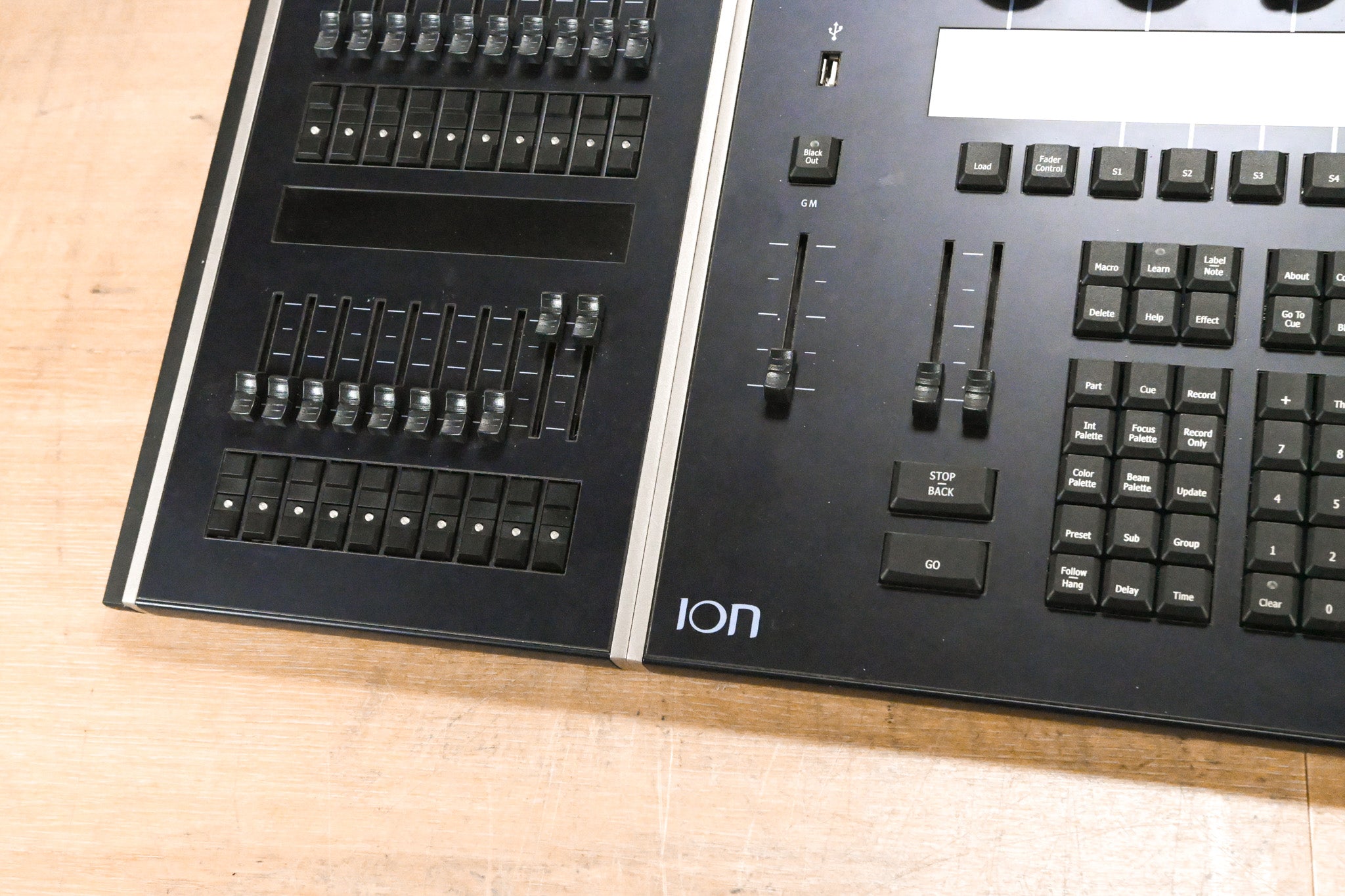 ETC ION 1000 Lighting Console with ETC 2x10 Universal Fader Wing