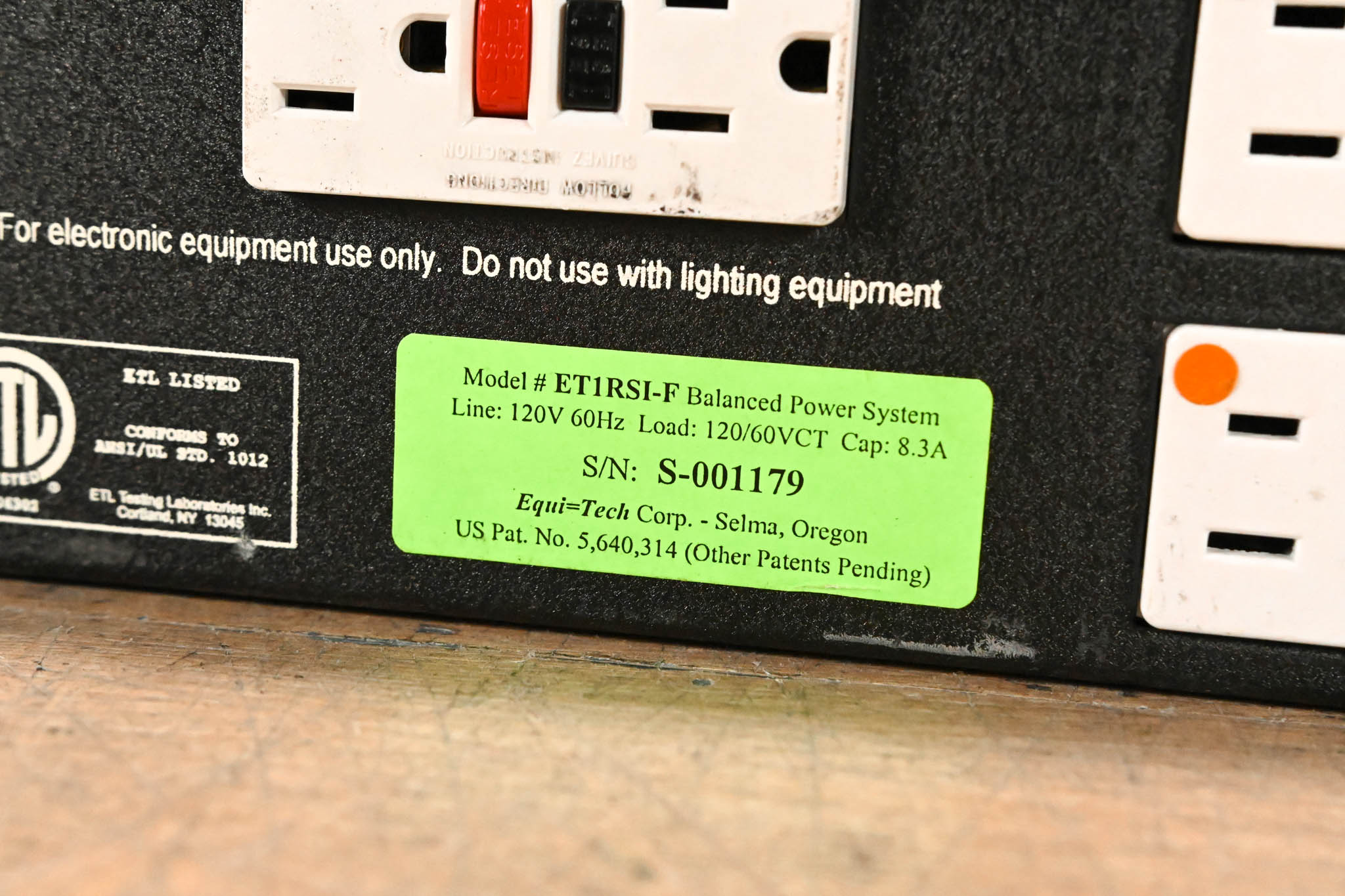 Equi=Tech ET1RSI-F Balanced Power Supply