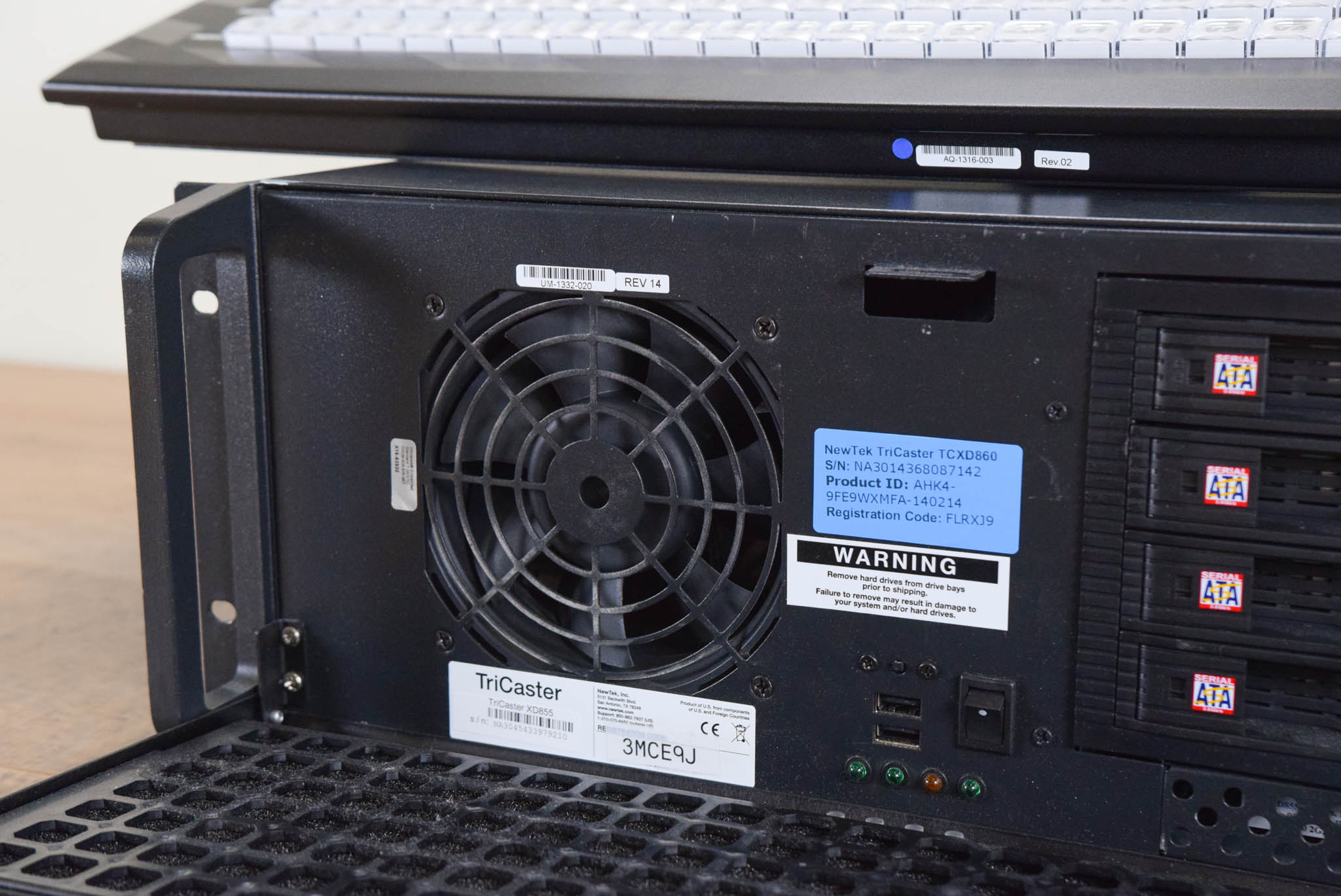 NewTek TriCaster TCXD860 (Upgraded from D855) - with TCXD855