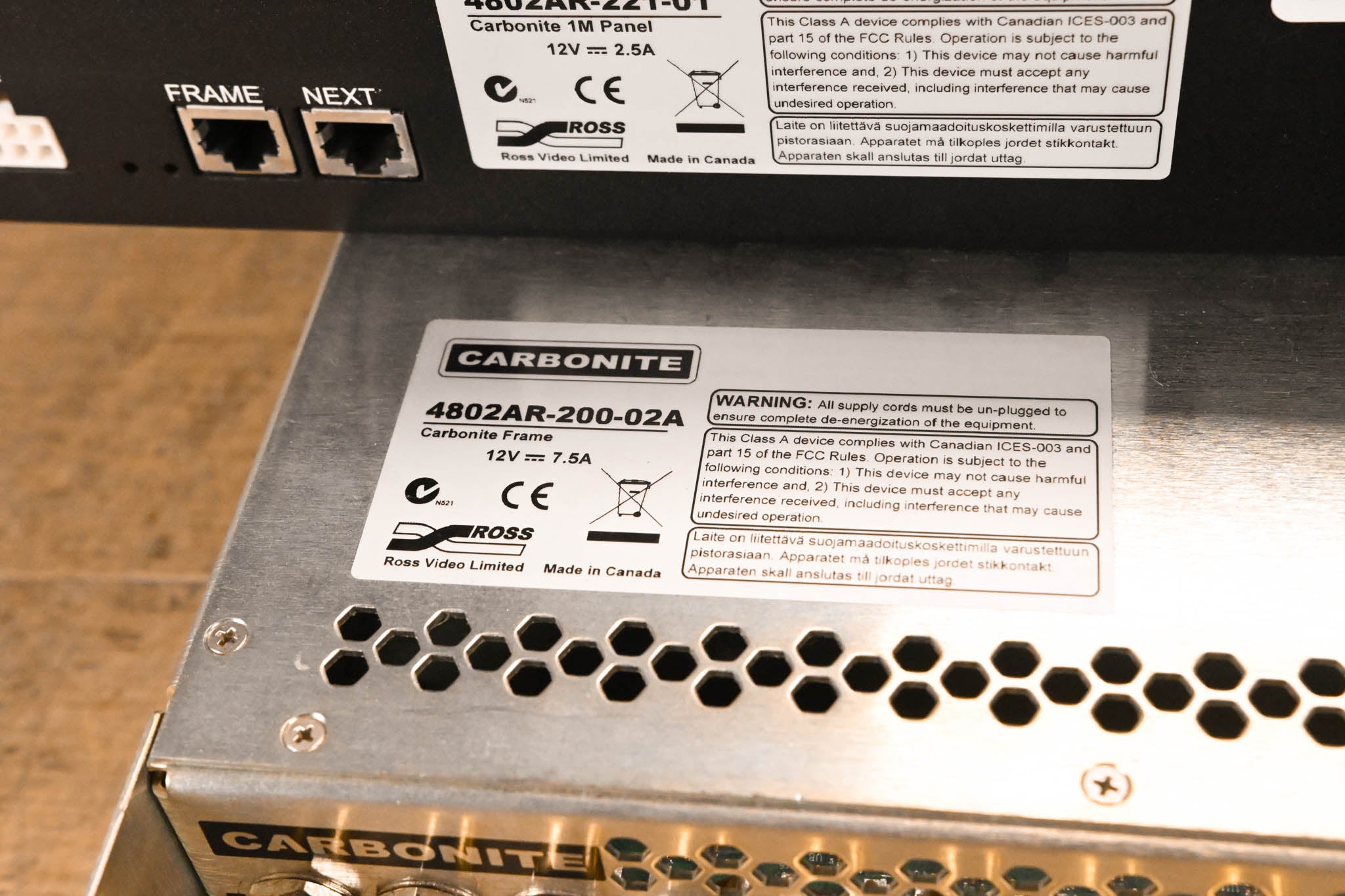 Ross Carbonite 1 M/E Production Switcher with Carbonite 1M Panel