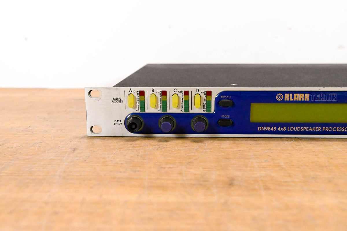 Klark Teknik DN9848 4x8 Loudspeaker Processor