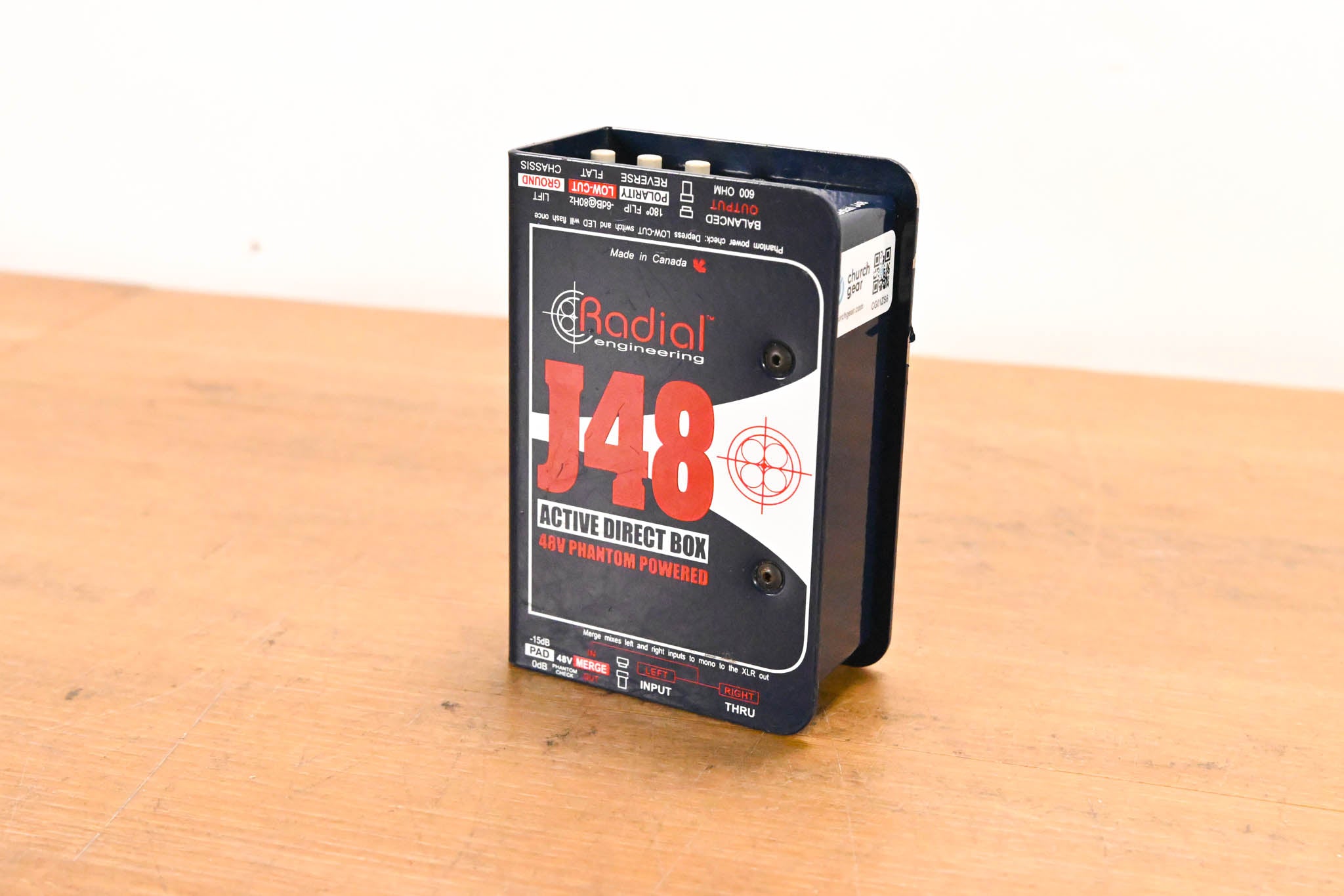 Radial Engineering J48 1-Channel 48V Active Direct Box