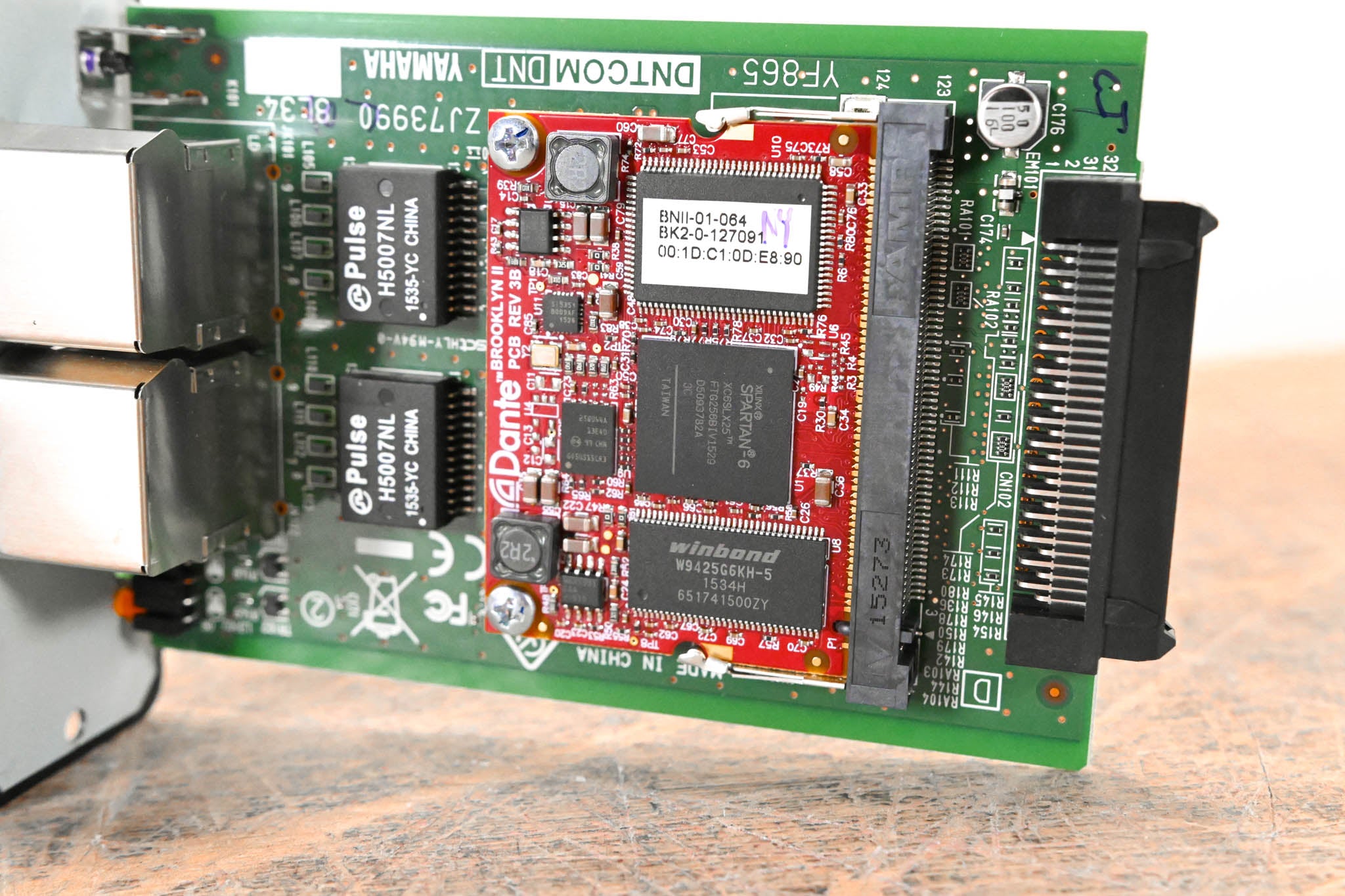 Yamaha NY64-D Dante I/O Expansion Card for TF Mixers