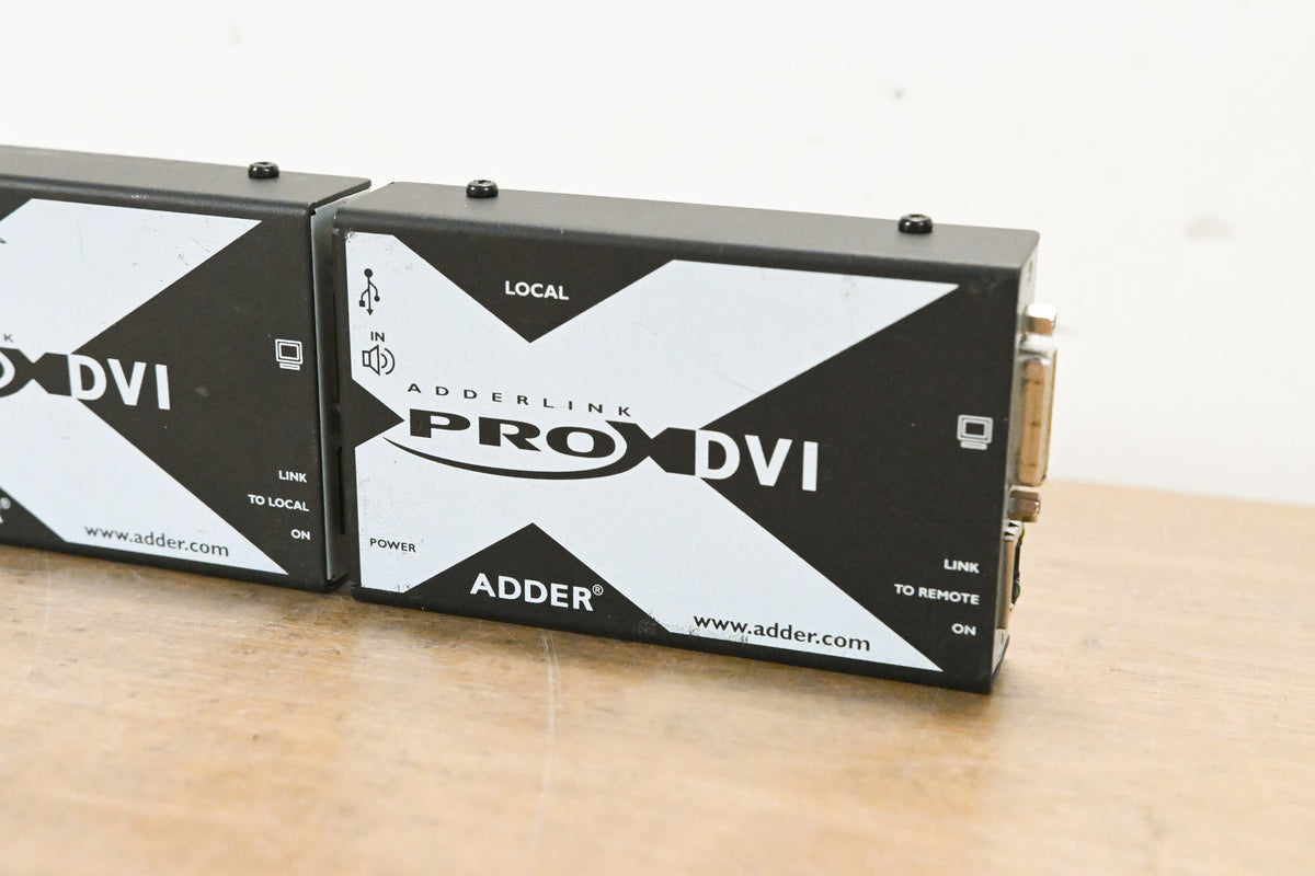 Adder AdderLink X-DVIPRO Single Link DVI/USB Extender (NO POWER SUPPLY)