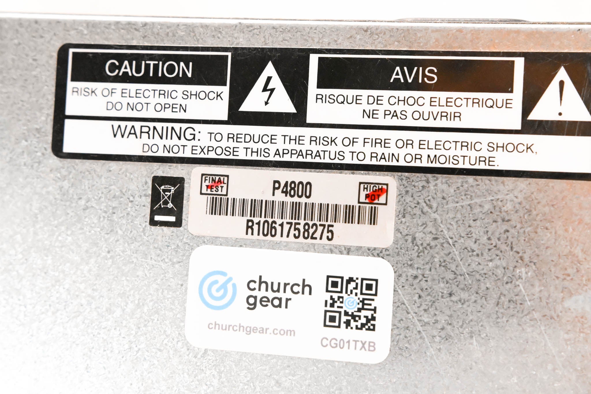 Shure P4800 4x8 Digital Signal Processor