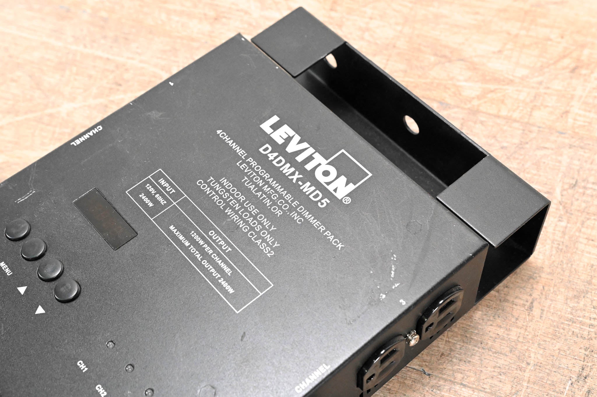 Leviton D4DMX-MD5 4-Channel Programmable Dimmer Pack