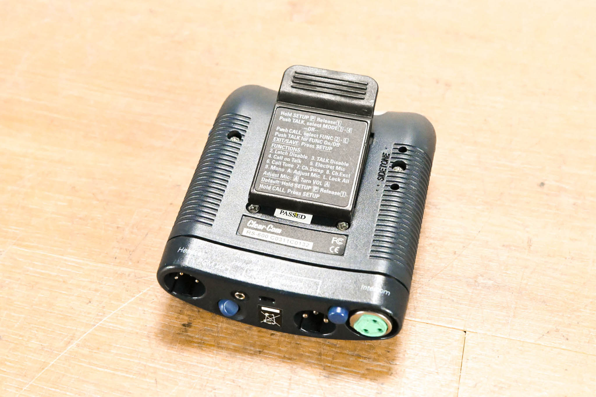 Clear-Com RS-603 Two-Channel Intercom Beltpack