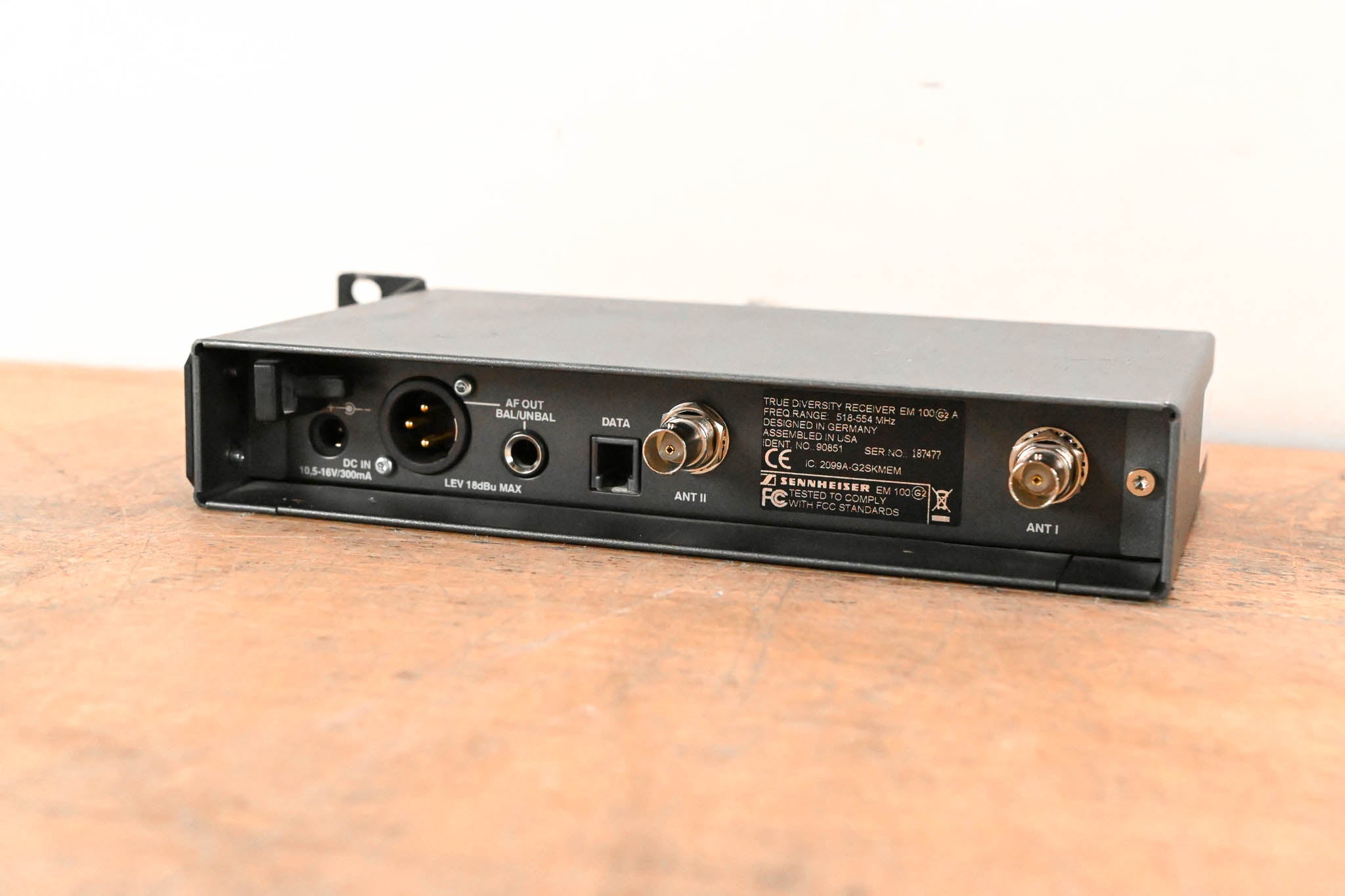 Sennheiser EM 100 G2 Wireless Receiver - 518-554 MHz (NO POWER SUPPLY)