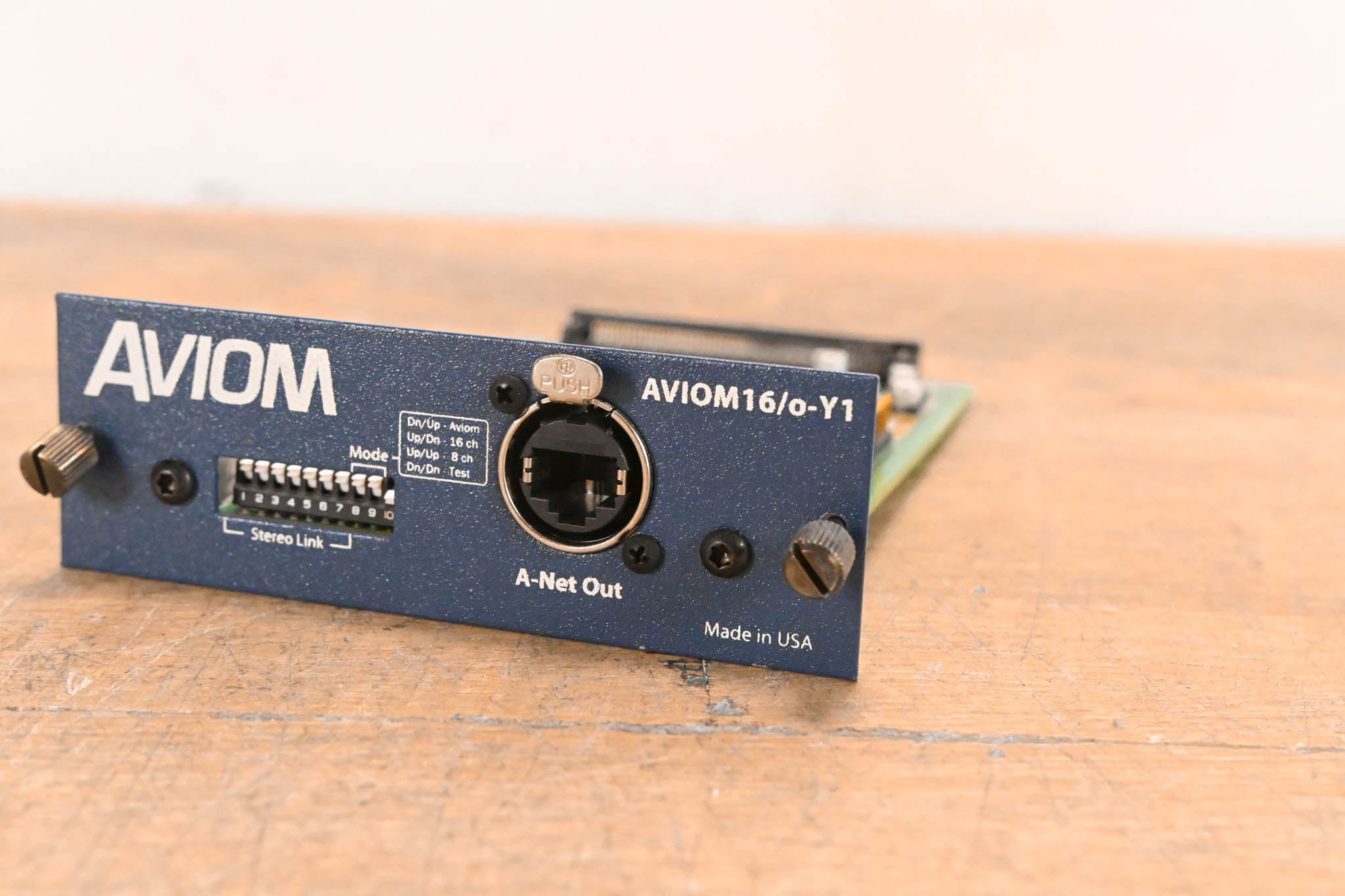 Aviom 16/o-Y1 A-Net Card for Yamaha Digital Products