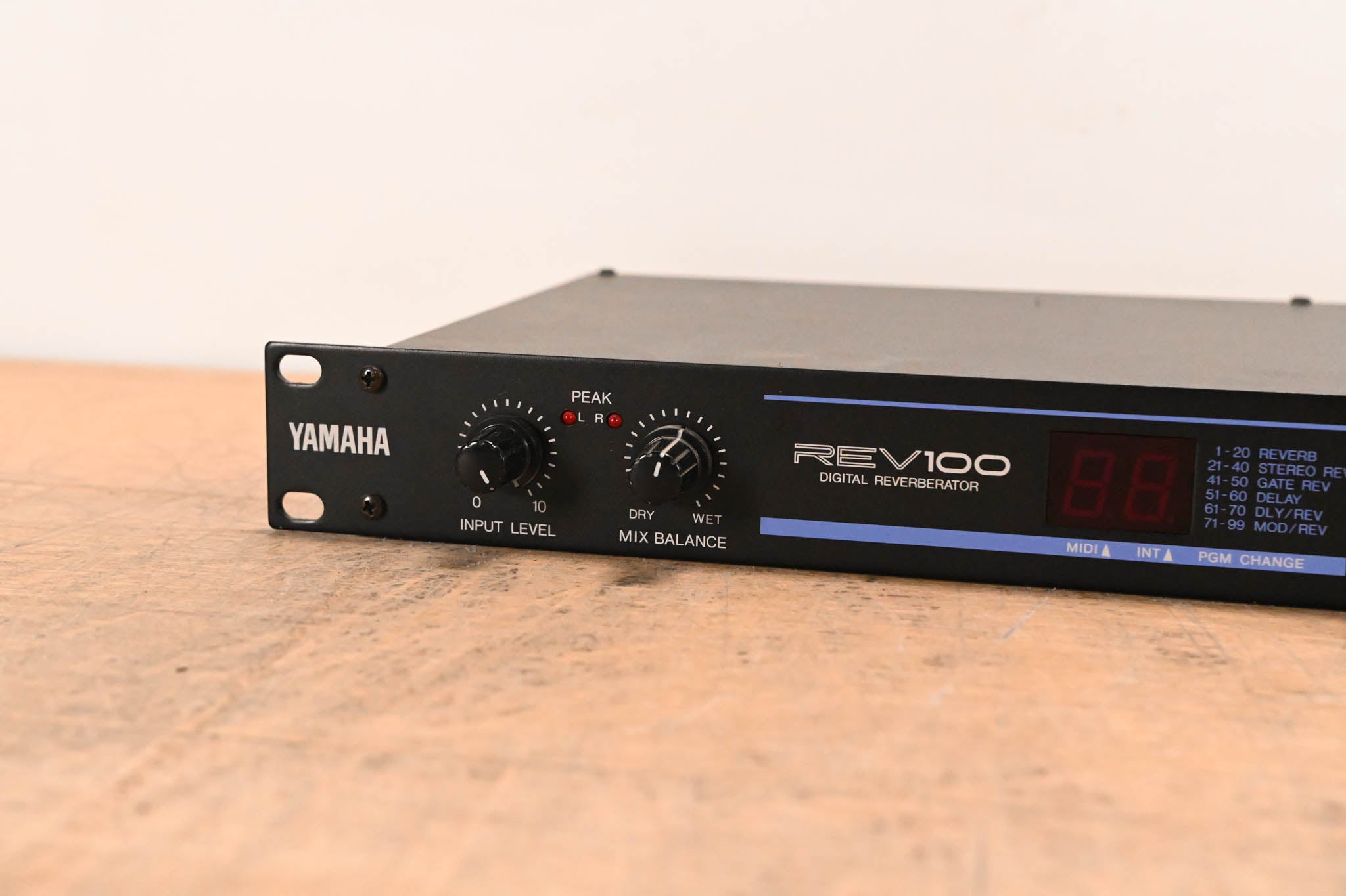 Yamaha REV100 Digital Reverberator (NO POWER SUPPLY)