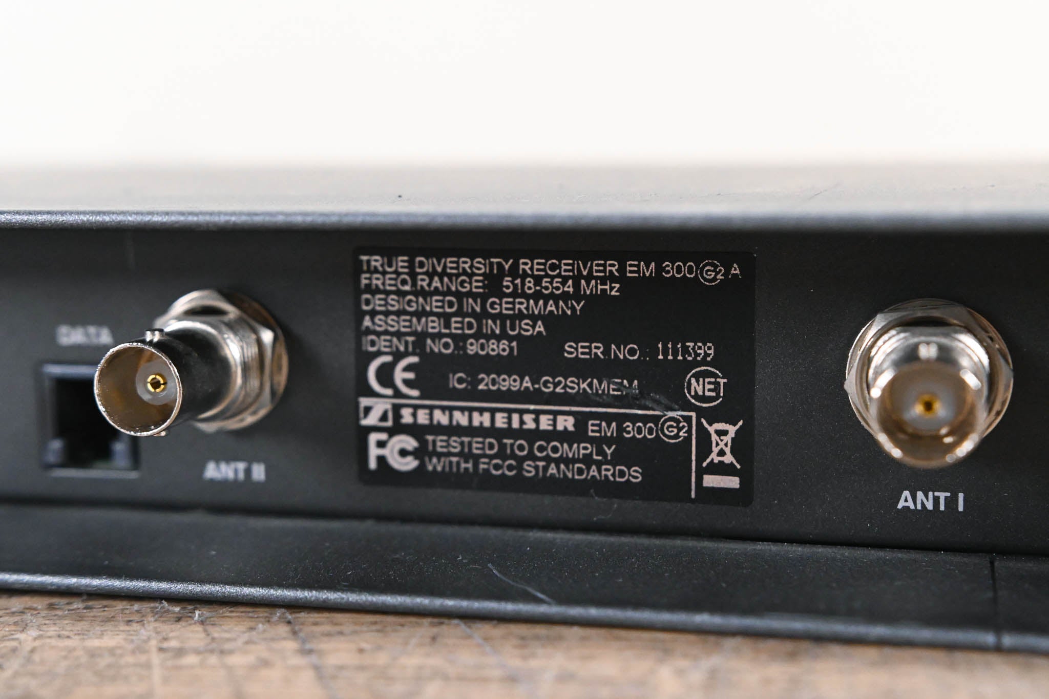 Sennheiser EM 300 G2 Wireless Receiver - 518-554 MHz (NO POWER SUPPLY)