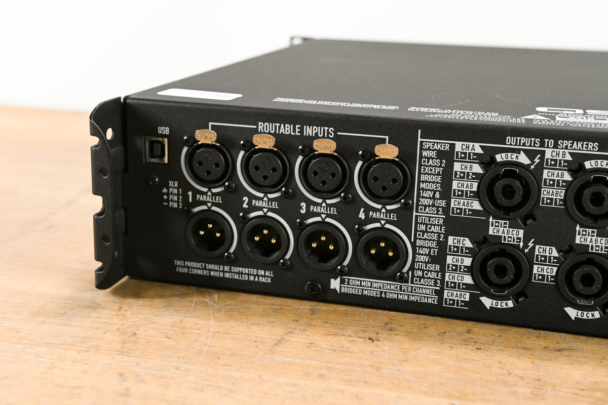 QSC PLD4.5 Four-Channel Power Amplifier with DSP