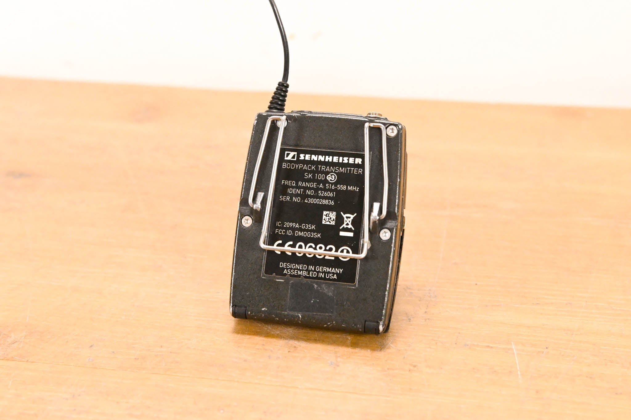 Sennheiser ew 100 G3 Bodypack Wireless System - A Range NO POWER SUPPLY