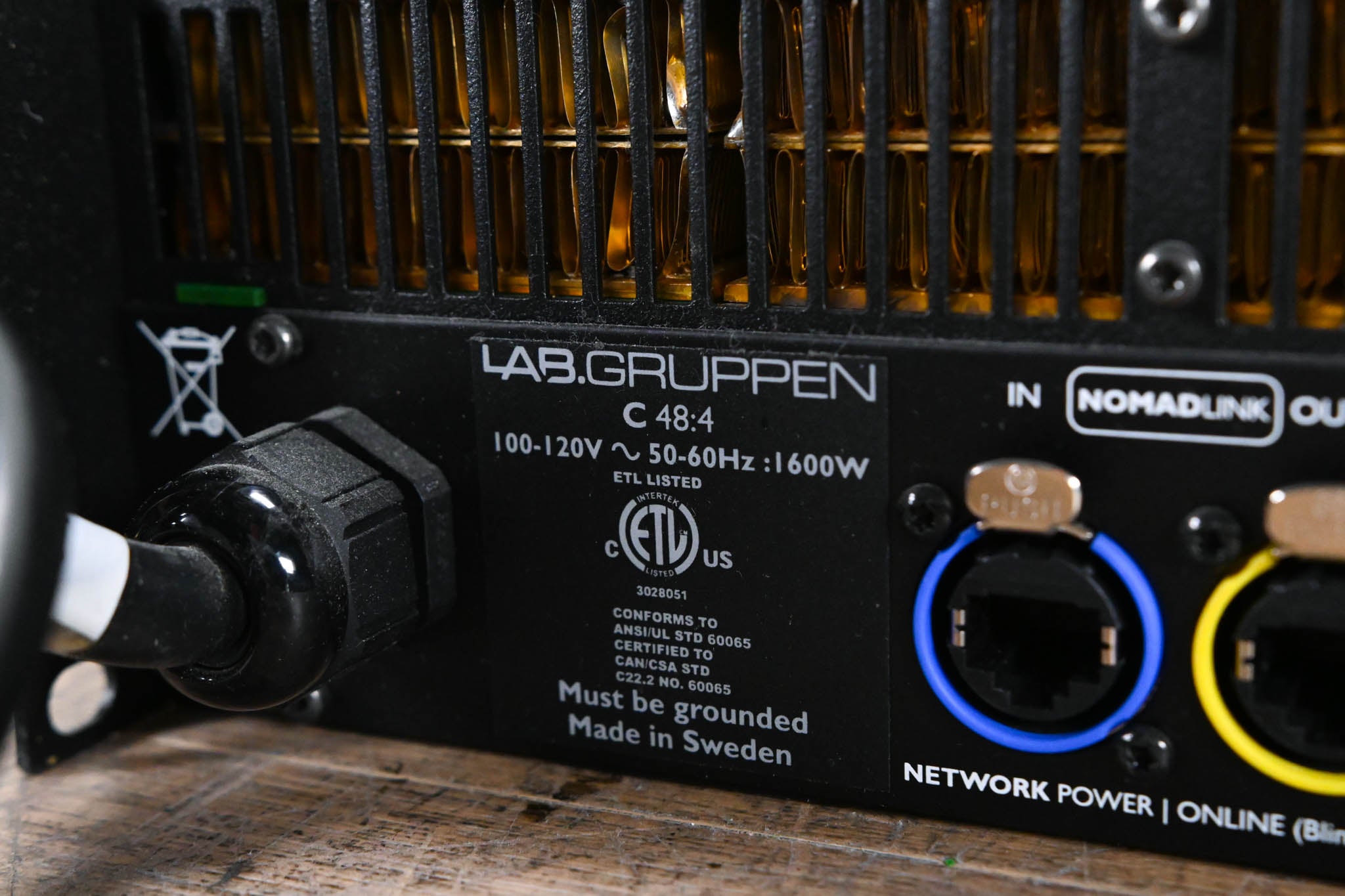 Lab Gruppen C 48:4 4800W 4-Channel Power Amplifier