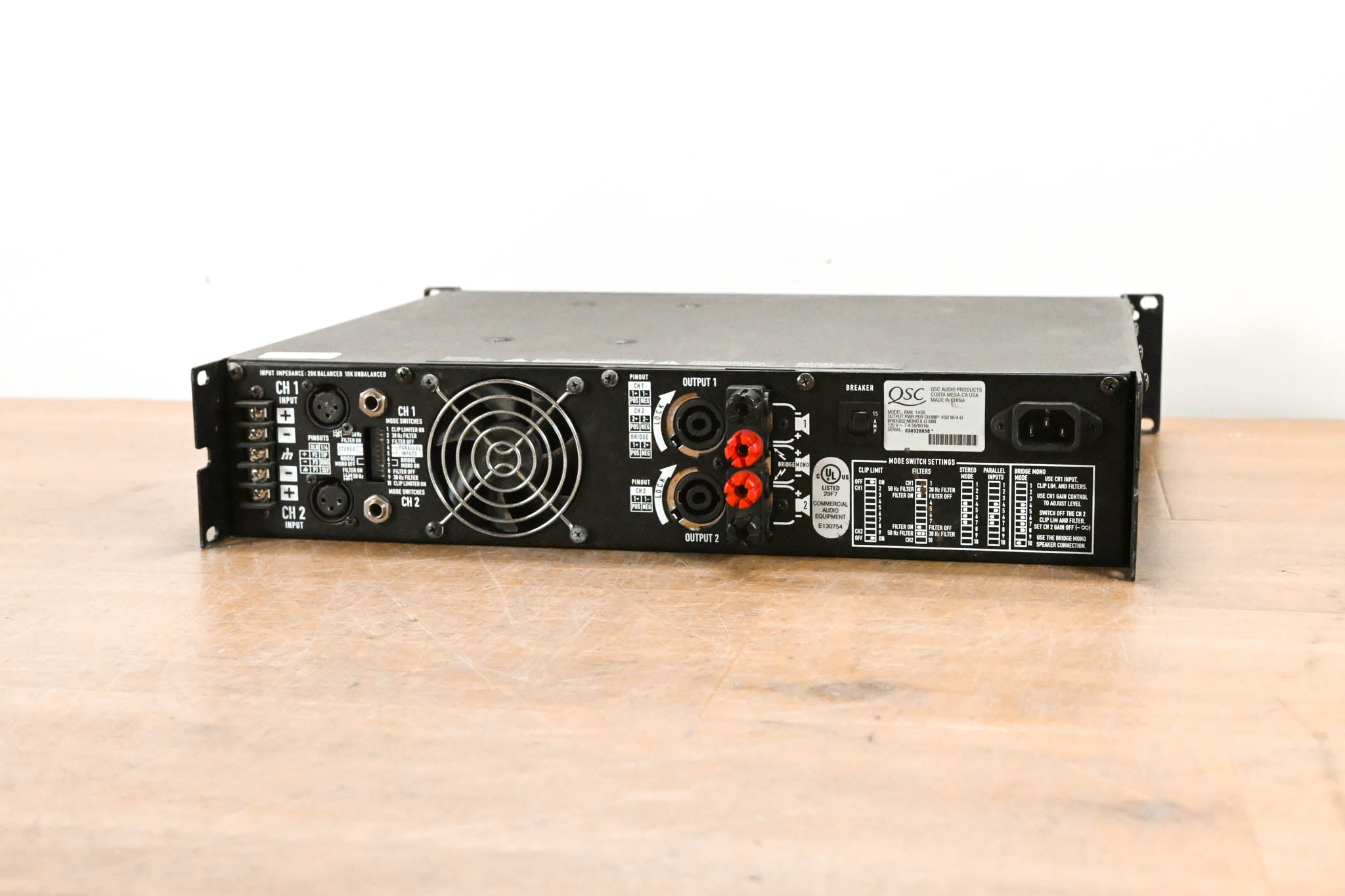 QSC RMX1450 2-Channel Power Amplifier