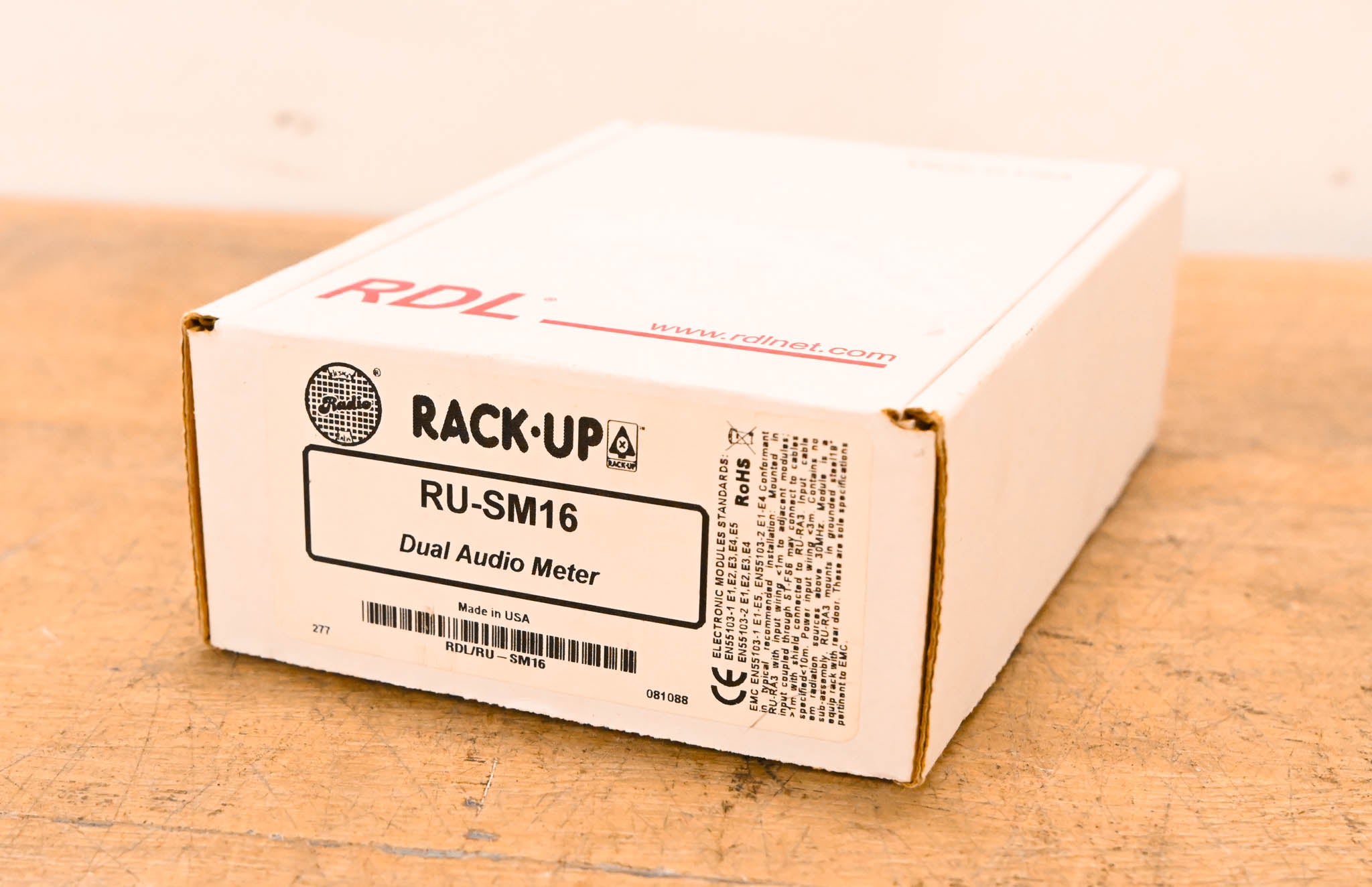 RDL RU-SM16 LED Dual Audio Meter