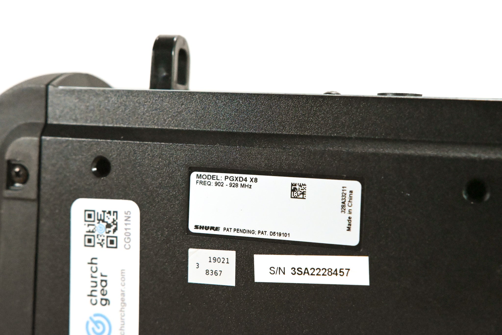 Shure PGXD24/SM58-X8 Digital Wireless Handheld System - X8 Band NO PSU