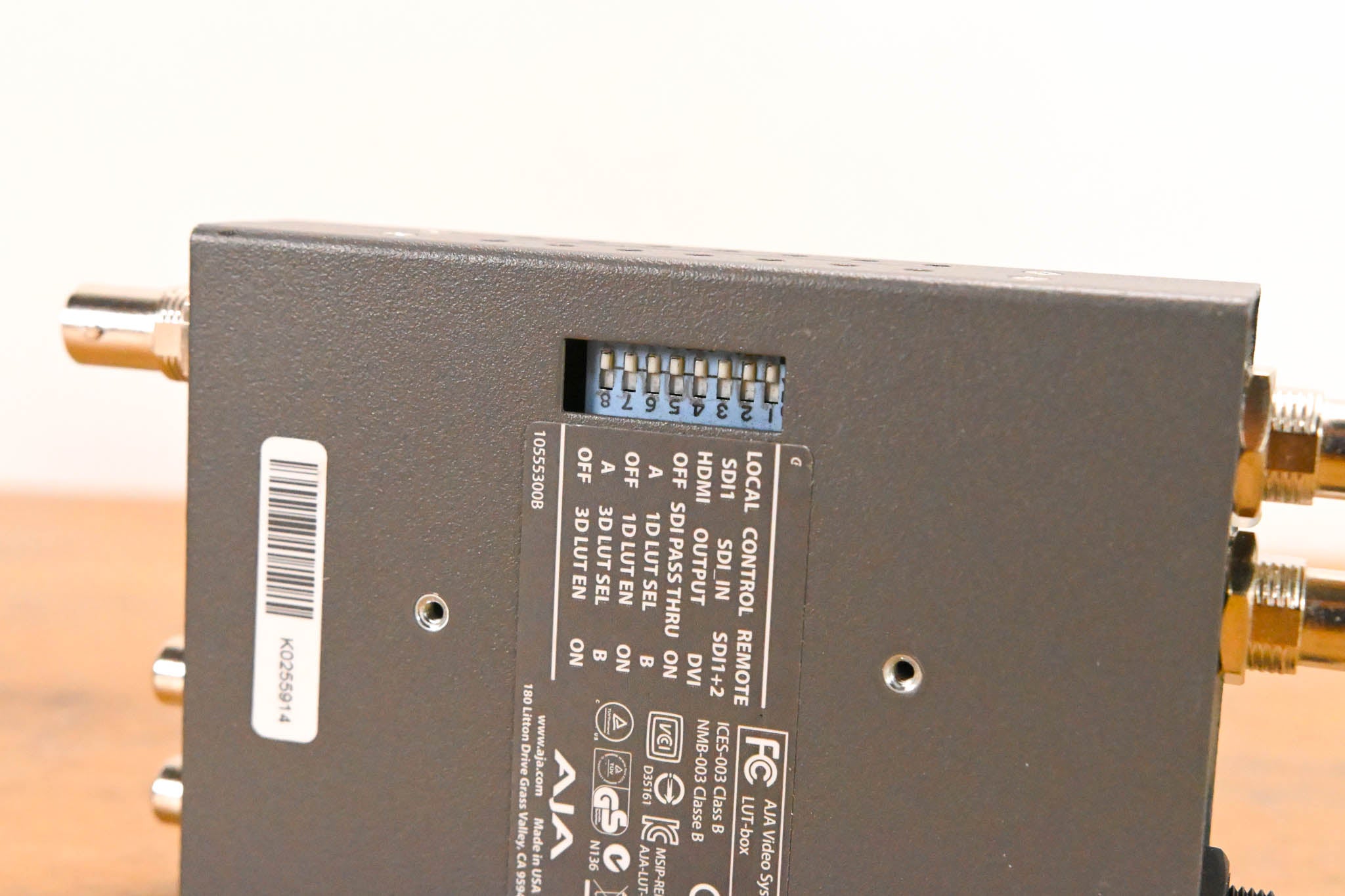 AJA LUT-box In-Line Color Transform (NO POWER SUPPLY)