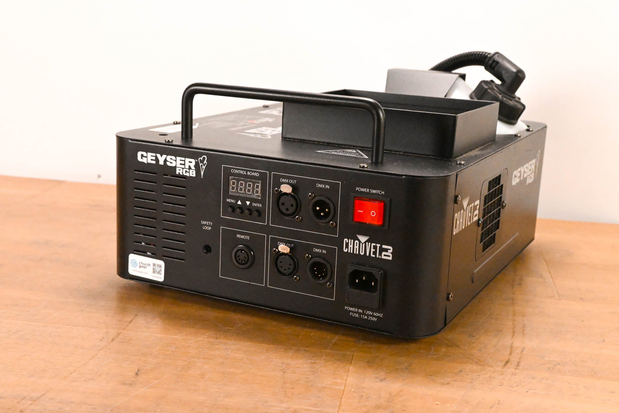 Chauvet Geyser RGB Ver 3 LED Lighting Effect and Fog Machine