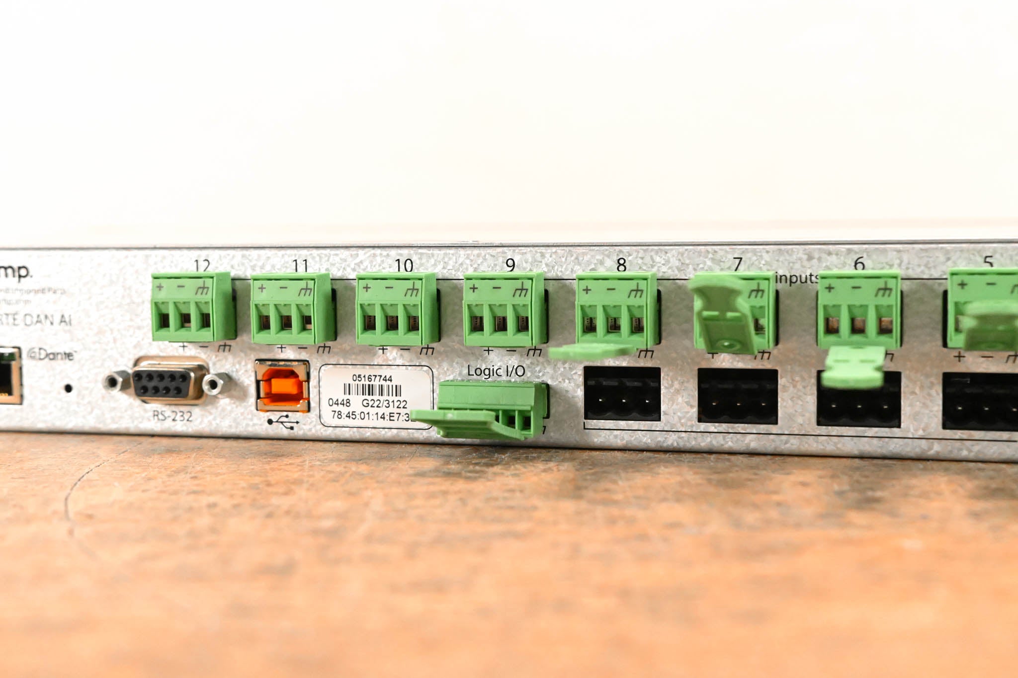 Biamp TesiraFORTÉ DAN AI Fixed I/O DSP