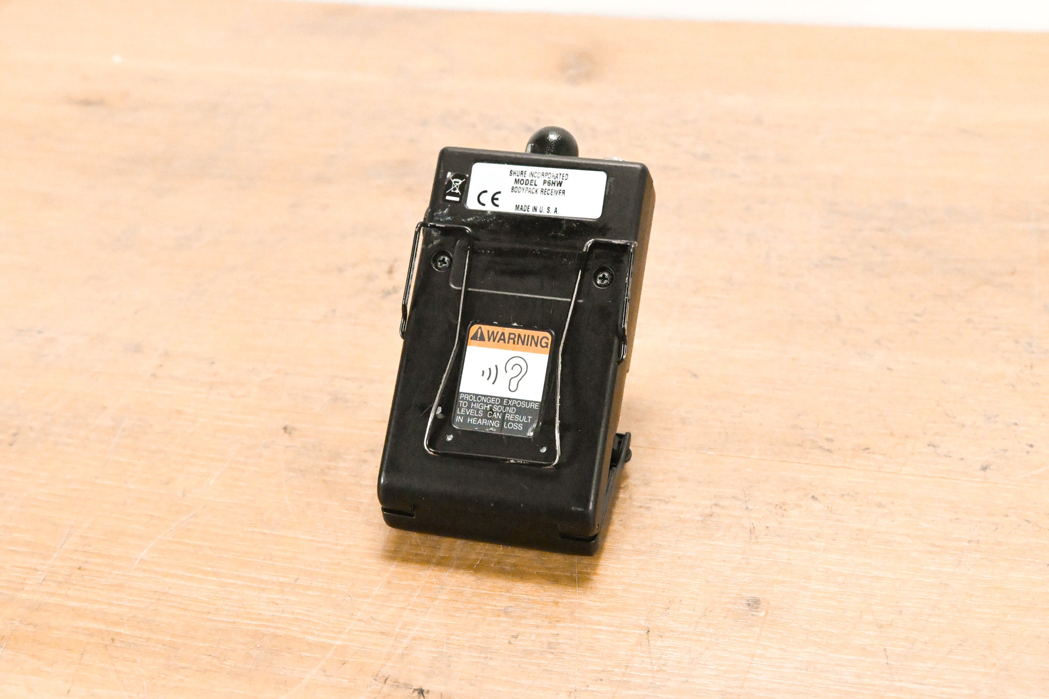Shure P6HW Wired Bodypack Receiver