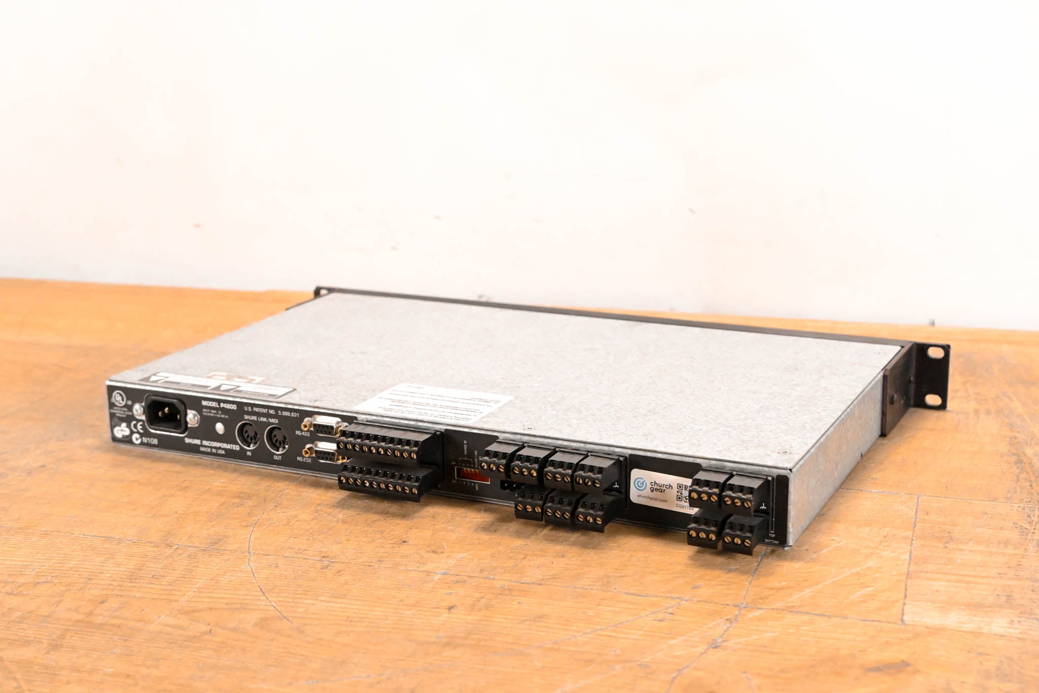 Shure P4800 4x8 Digital Signal Processor
