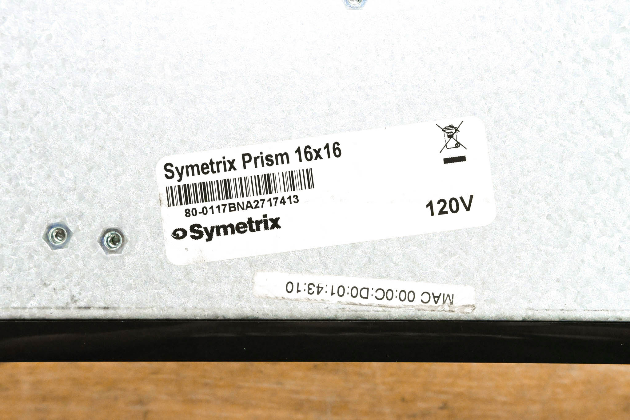Symetrix Prism 16x16 Digital Signal Processor with Dante NO POWER SUPPLY
