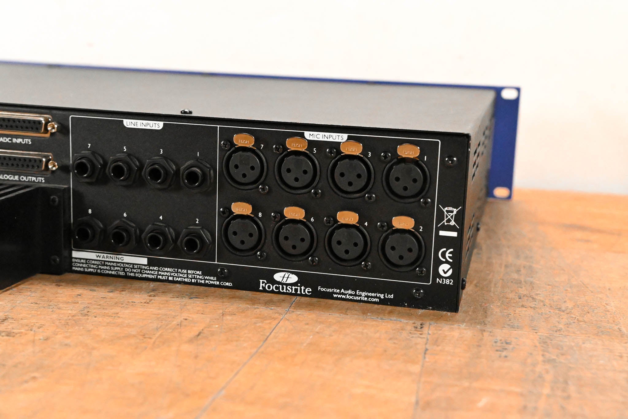 Focusrite ISA828 8-Channel Microphone Preamplifier