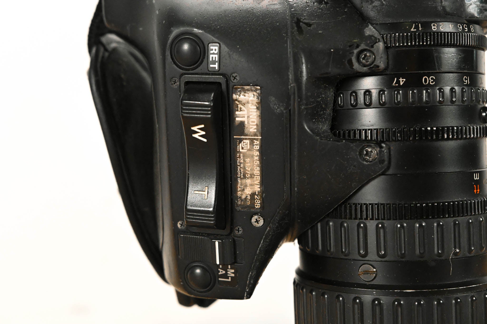 Fujinon A8.5x5.5BEVM-28B 20x Zoom 2/3" ENG Broadcast Lens