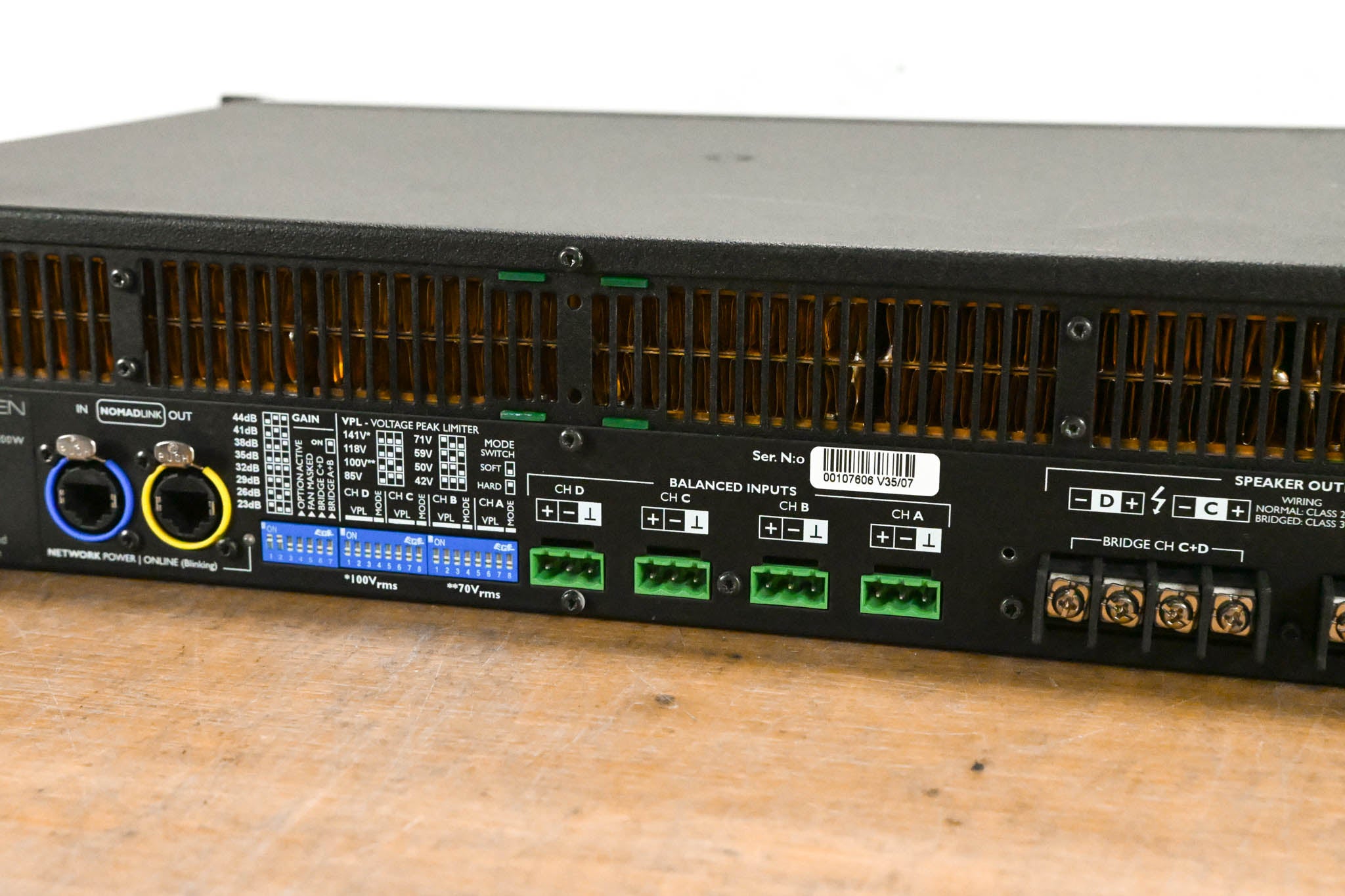 Lab Gruppen C 48:4 4800W 4-Channel Power Amplifier