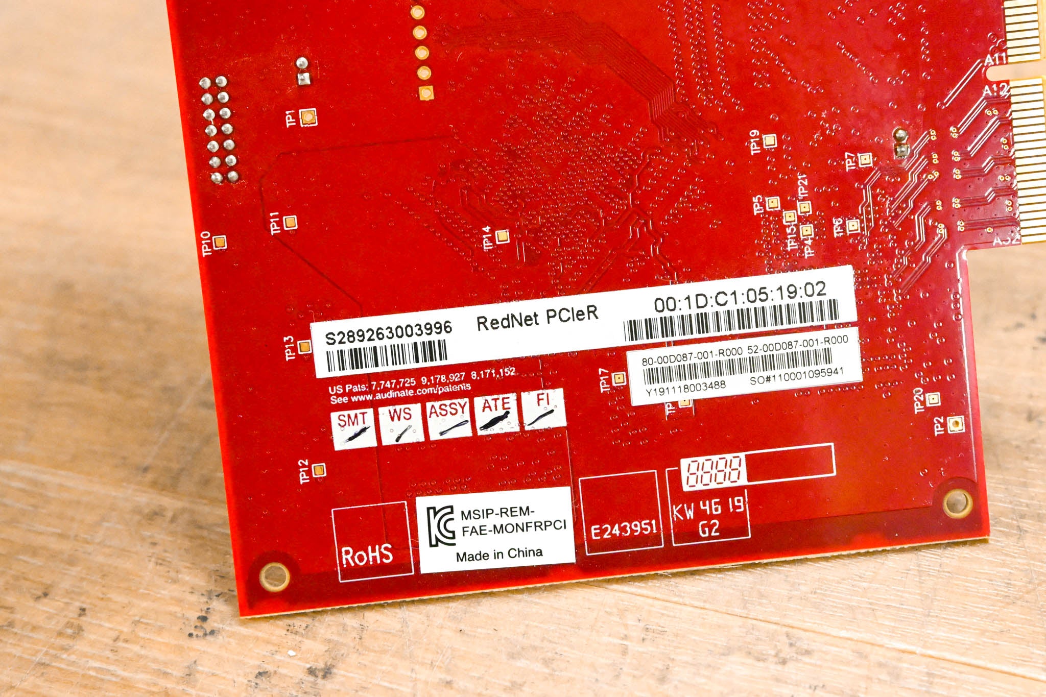 Focusrite RedNet PCIeR 128x128 Dante interface for PC and Mac