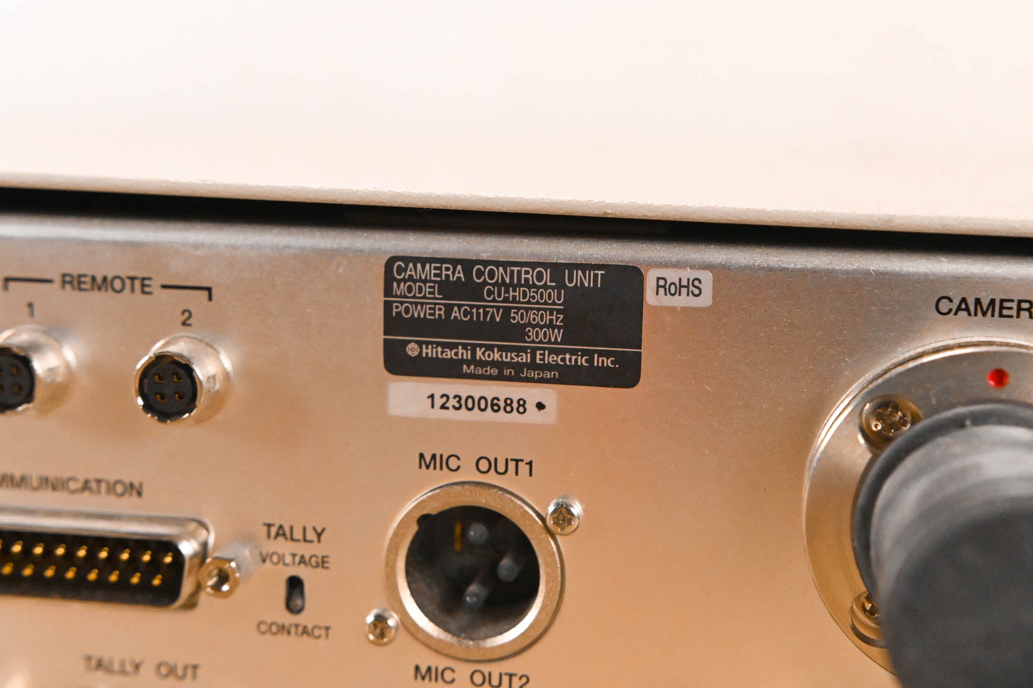 Hitachi CU-HD500 Fiber Optic Camera Control Unit