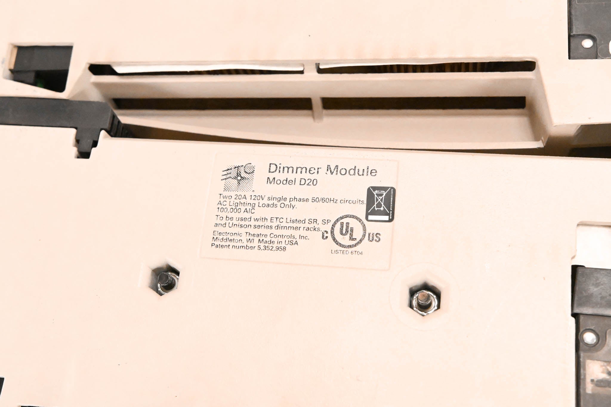 ETC D20 Dual 20A Dimmer Module (Pack of 4)