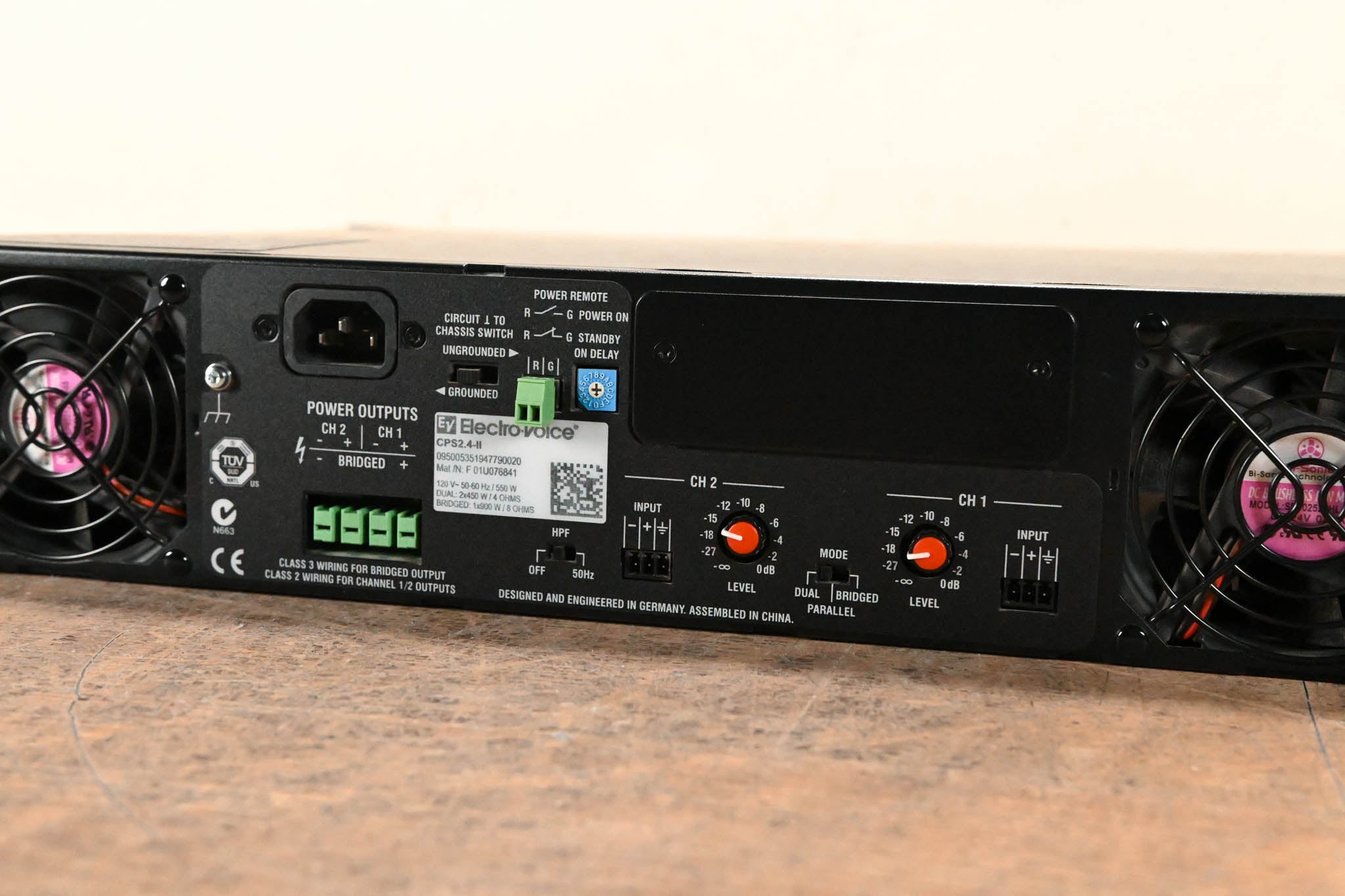 Electro-Voice (EV) CPS2.4-II Contractor Precision Series 2-CH Power Amp