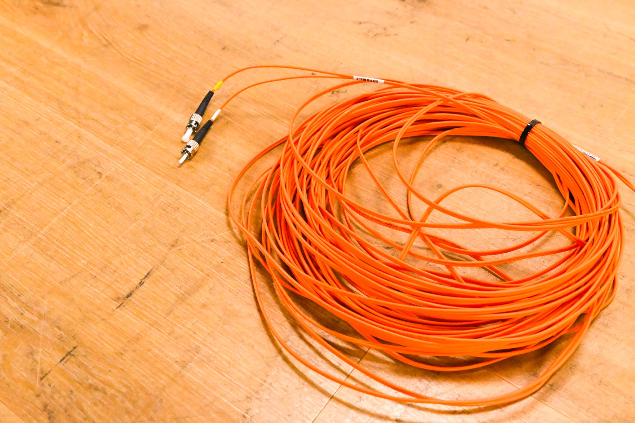 Tripp Lite ST-ST Duplex OM1 62.5/125 Multimode Fiber Cable - 100'