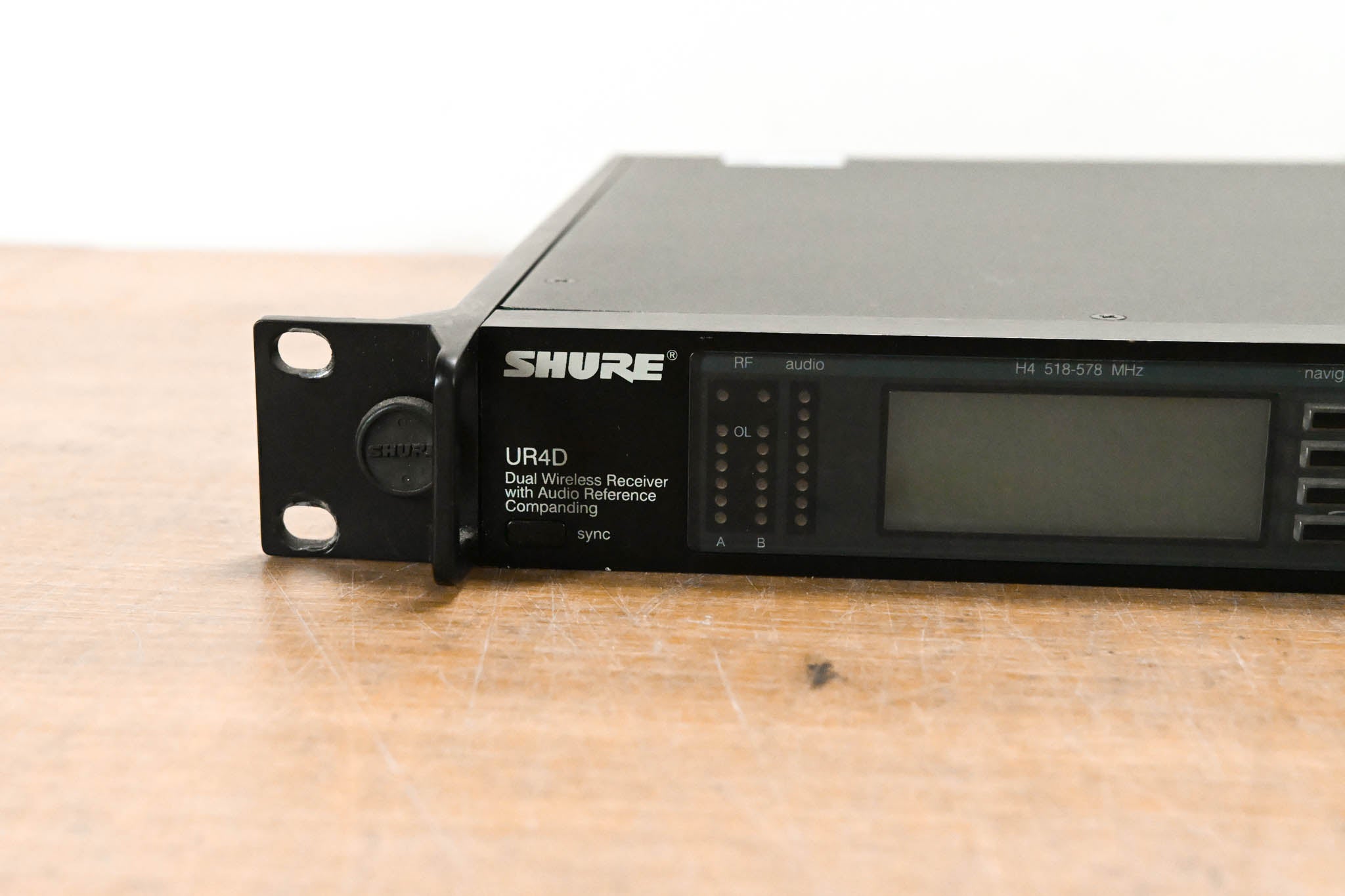 Shure UR4D Wireless Receiver w/ two UR1 Bodypack Transmitters - H4 Band