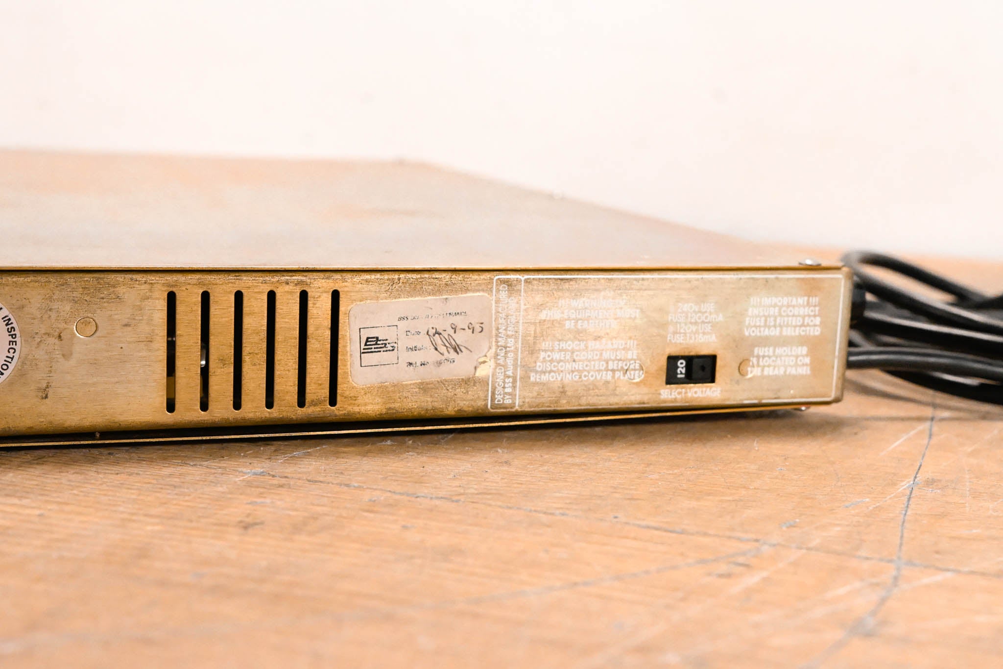 BSS FCS-920 Varicurve Dual Equaliser Analyser Slave Module