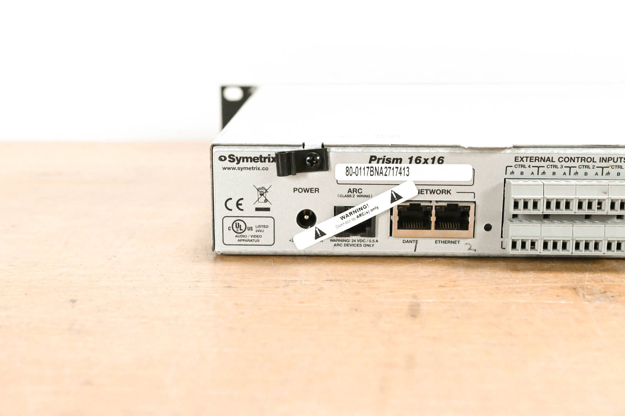 Symetrix Prism 16x16 Digital Signal Processor with Dante NO POWER SUPPLY