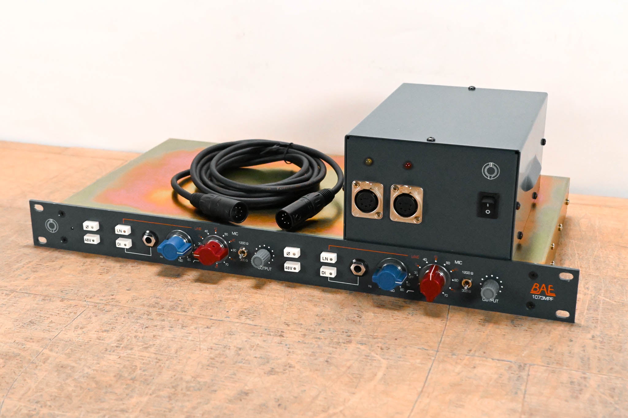 BAE 1073MPF Dual-Channel Microphone Preamp with Power Supply