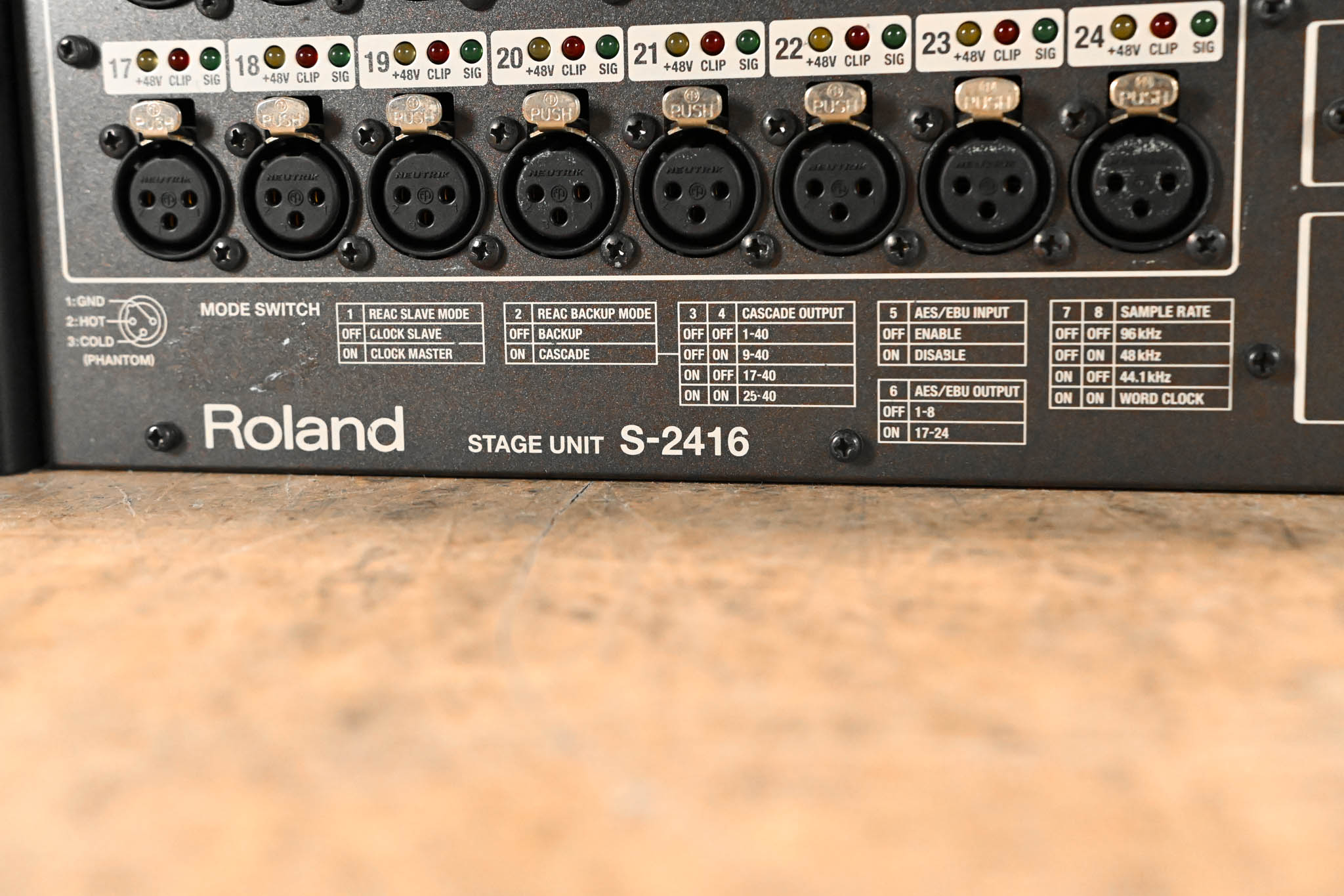 Roland S-2416 24x16 Digital Snake Stage Unit