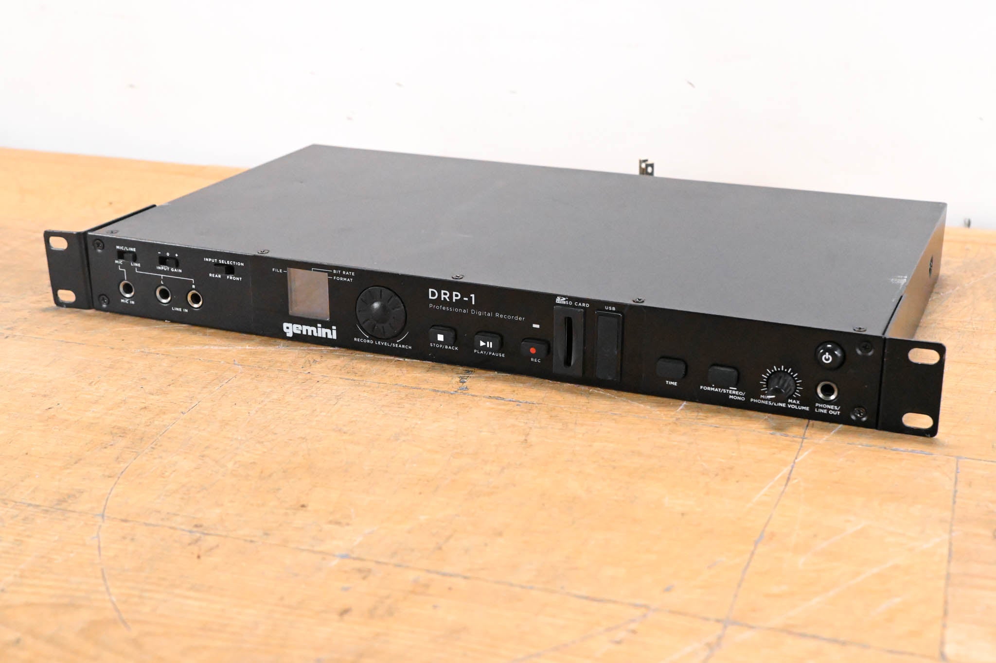 Gemini DRP-1 Rack Mount Digital Recorder