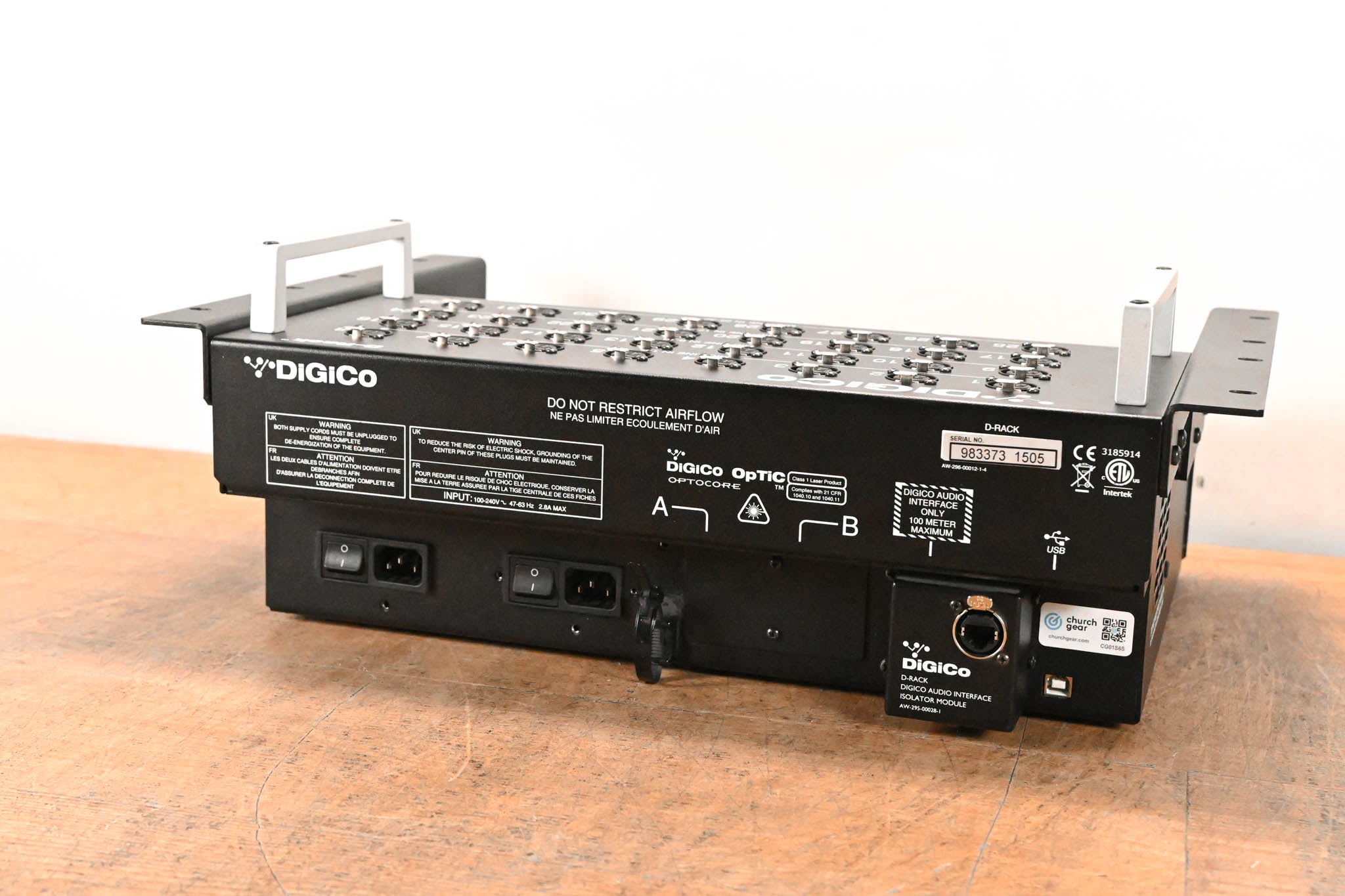 DiGiCo D-Rack 32 x 8 Cat 6 Analog I/O Stage Box