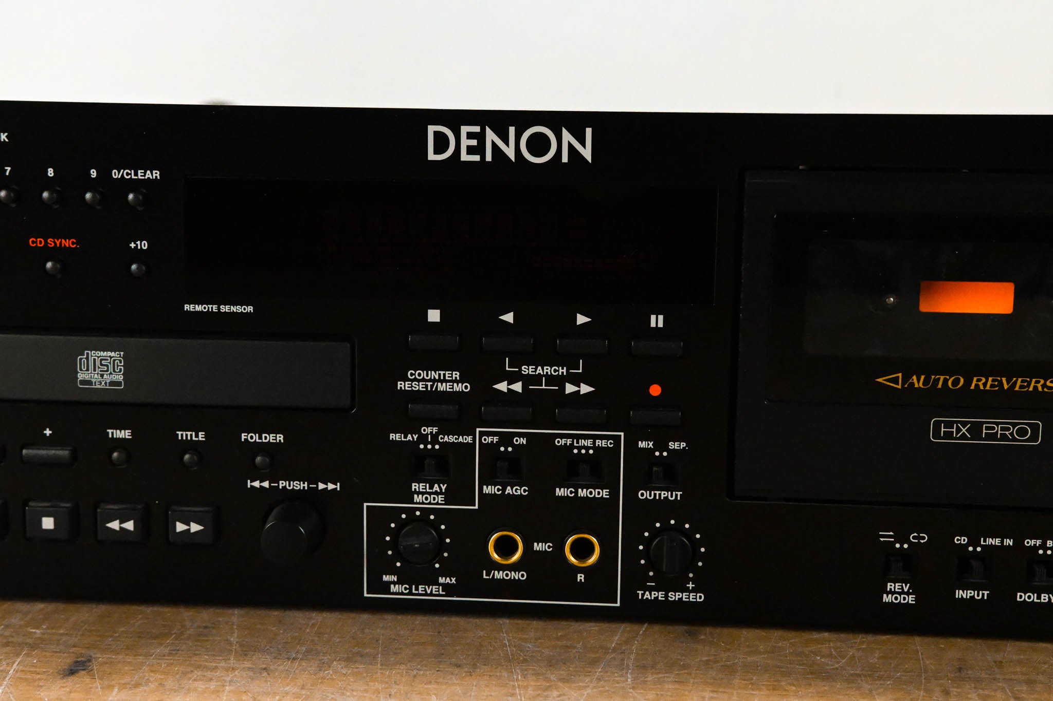 Denon DN-T645 Rackmounted CD/Cassette Combo