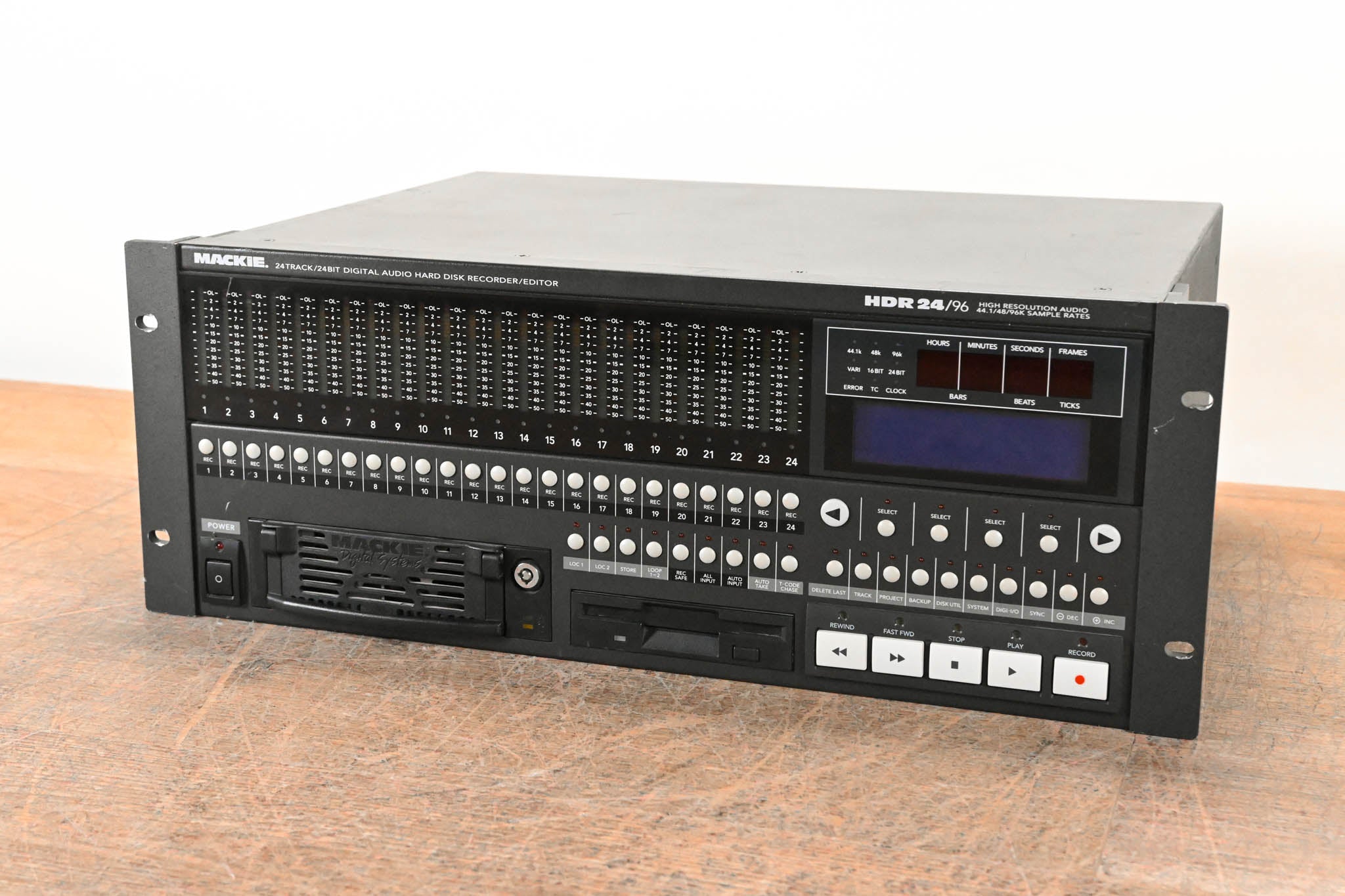 Mackie HDR24/96 24-Bit 24-Track Digital Audio Hard Disk Recorder